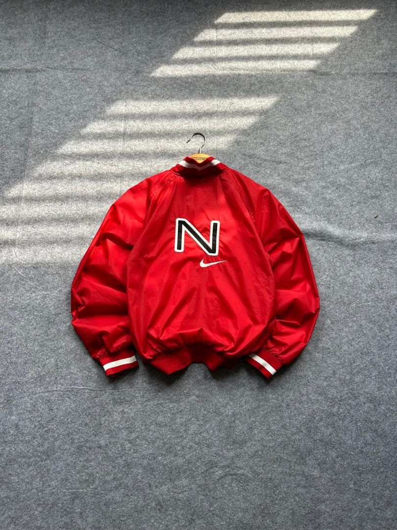 Nike VINTAGE NIKE BOMBER JACKET Size US S / EU 44-46 / 1 - 1 Thumbnail