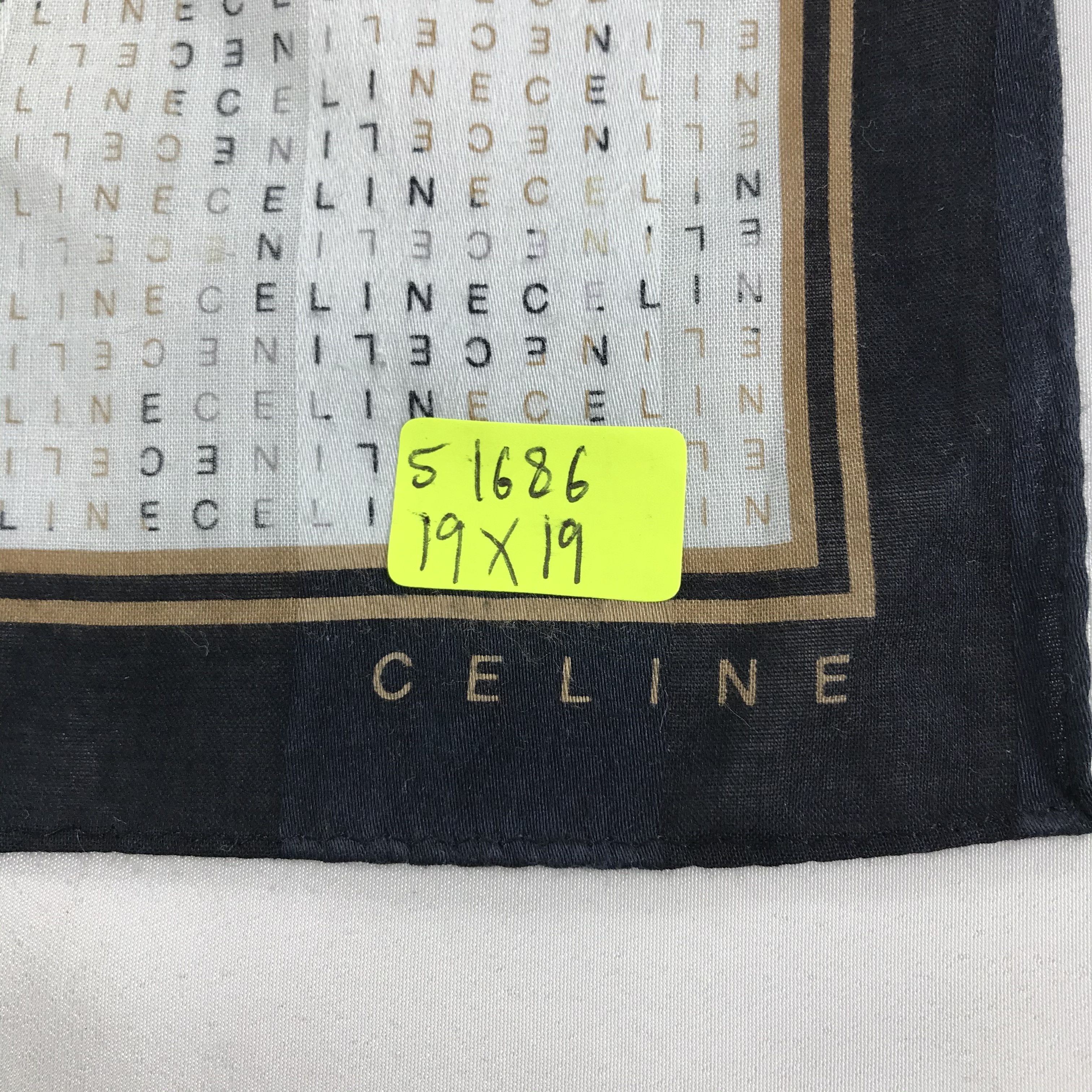 Celine × Vintage Celine Bandana / Handkerchief / Neckerchief - S1686 Size ONE SIZE - 6 Thumbnail