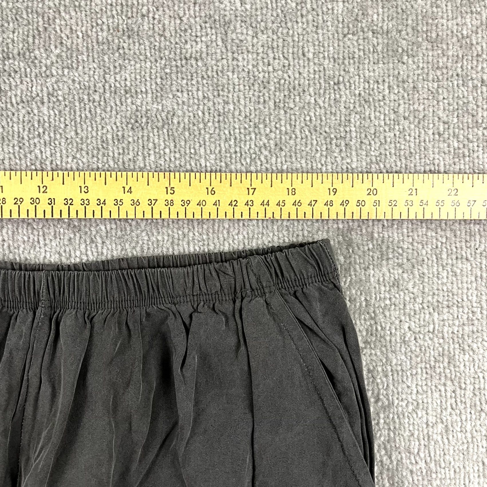 Vintage GERSHON BRAM Pants Womens Large Gray Viscose Pull On Wide-Leg Pocket Minimal Size 36" / US 14 / IT 50 - 7 Thumbnail