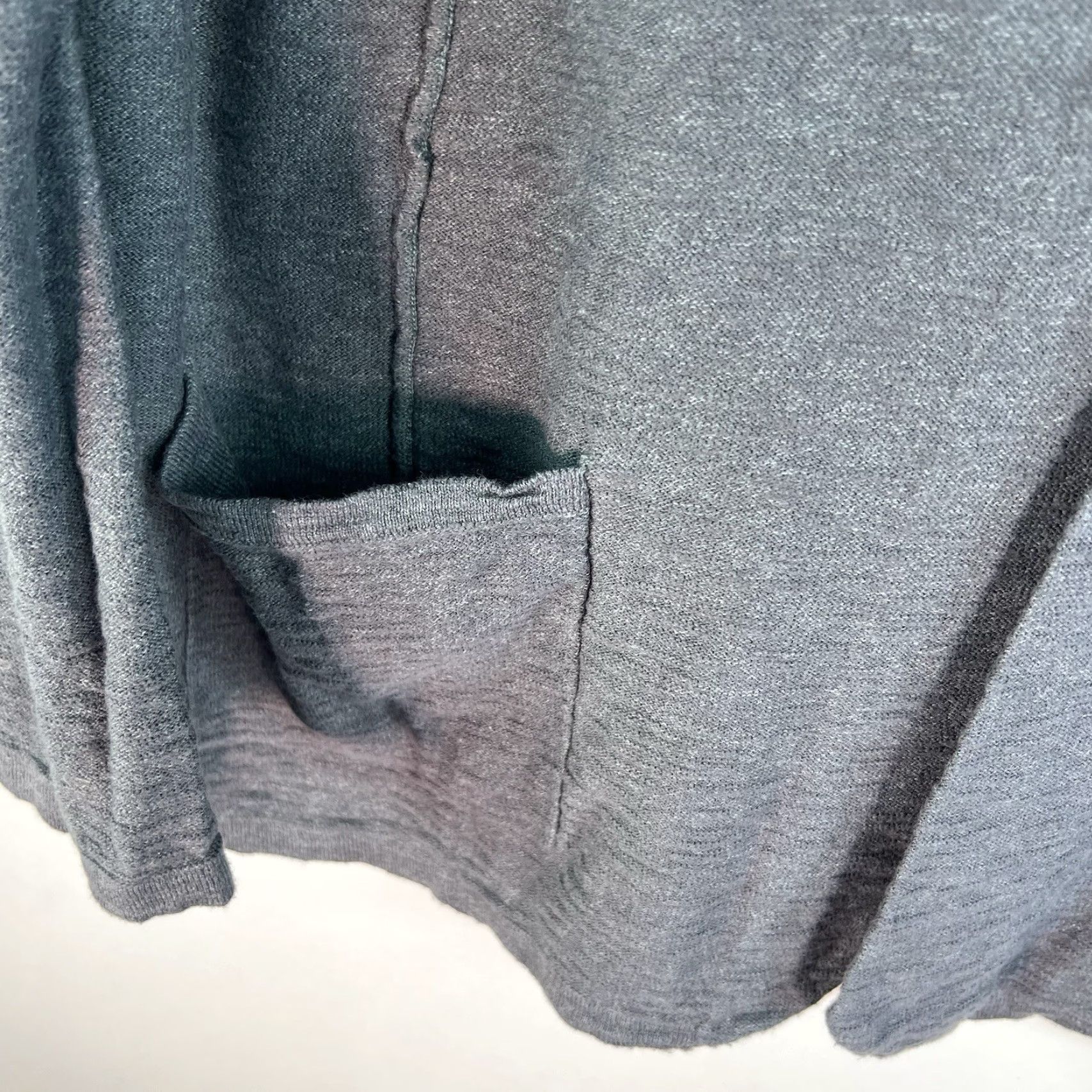 Vintage JP 1880 Cotton Cardigan Button-Up Pocketed Sweater Mens 5XL Gray Collared Shirt? Size US XXL / EU 58 / 5 - 3 Thumbnail