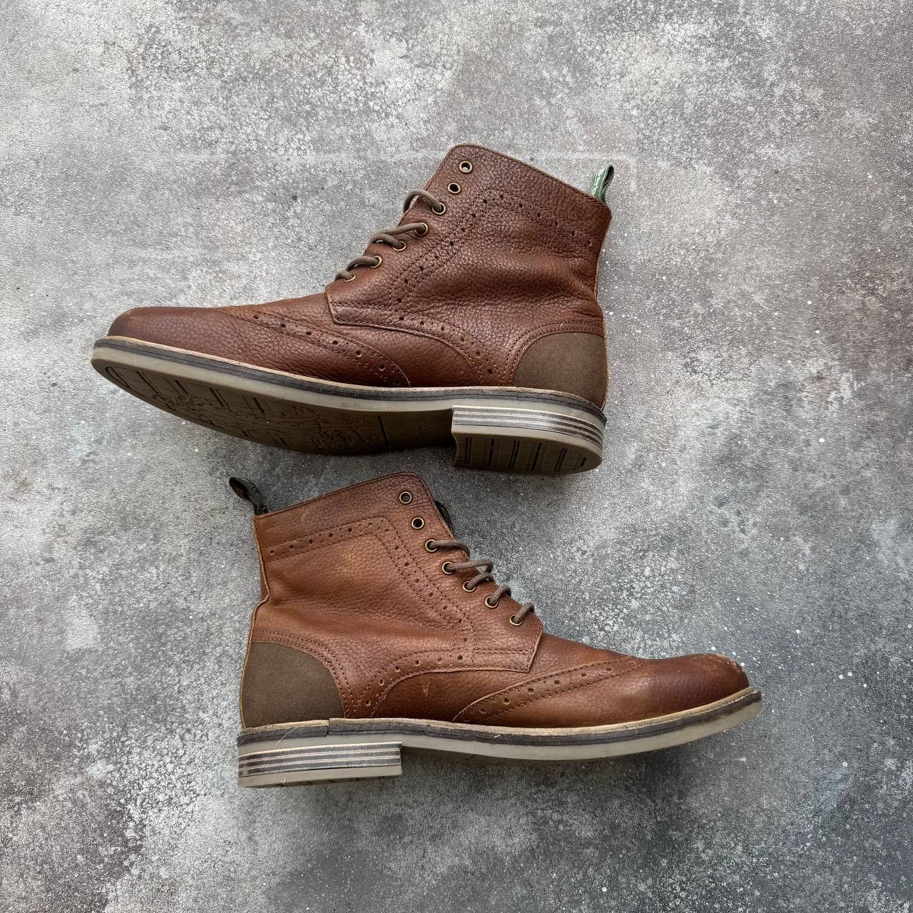 Barbour Barbour Belsay Brogue Ankle Boots Size US 11.5 / EU 44-45 - 4 Thumbnail