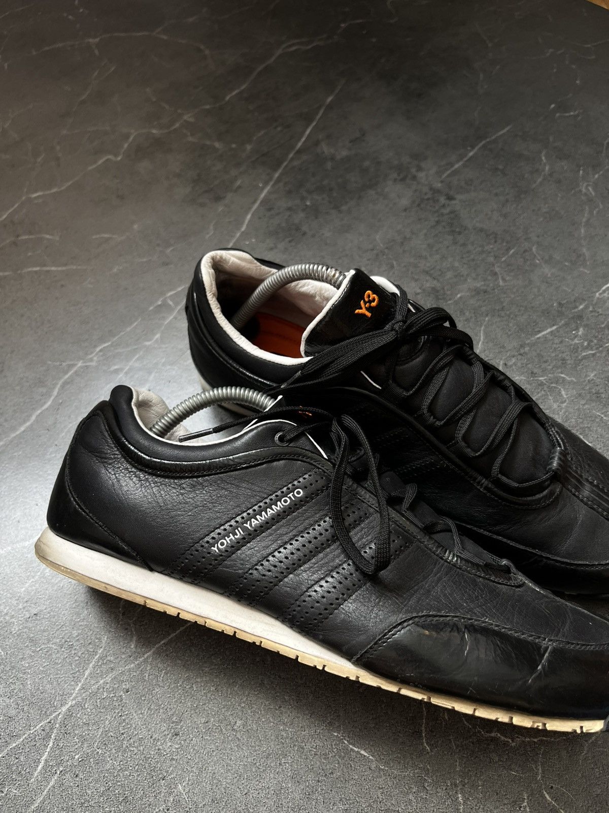 Yohji Yamamoto Y-3 Yohji Yamamoto leather low trainers Size US 10.5 / EU 43-44 - 4 Thumbnail