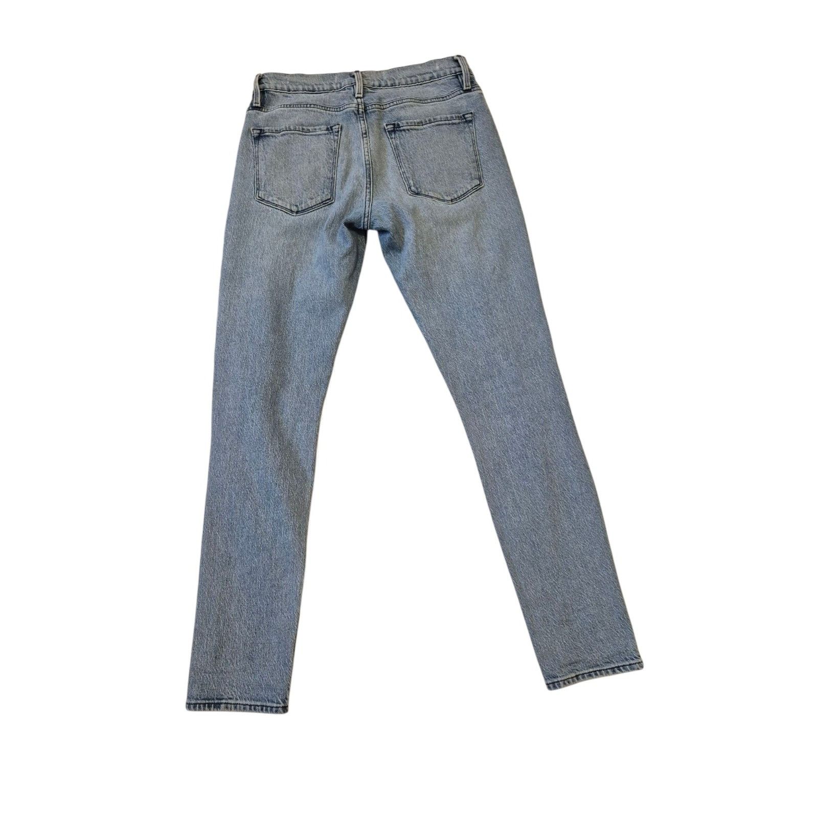 Frame FRAME le Garcon Distressed Jeans Mid Rise Skinny Jeans Mediu Size 25" / US 0 / IT 36 - 2 Thumbnail