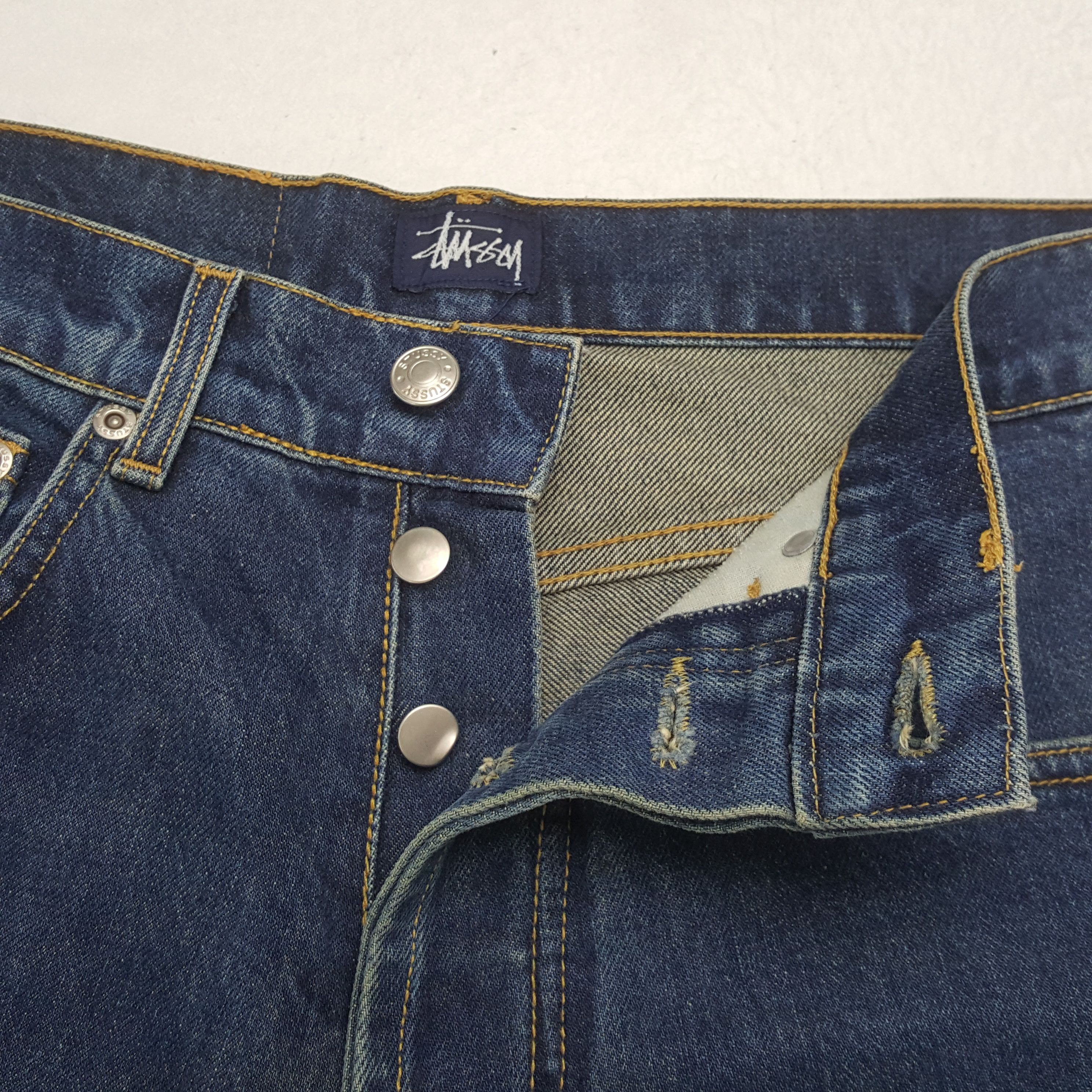 Stussy Stussy Streetwear Skateboard Custom Art Jeans RR18 Size US 29 - 12 Thumbnail