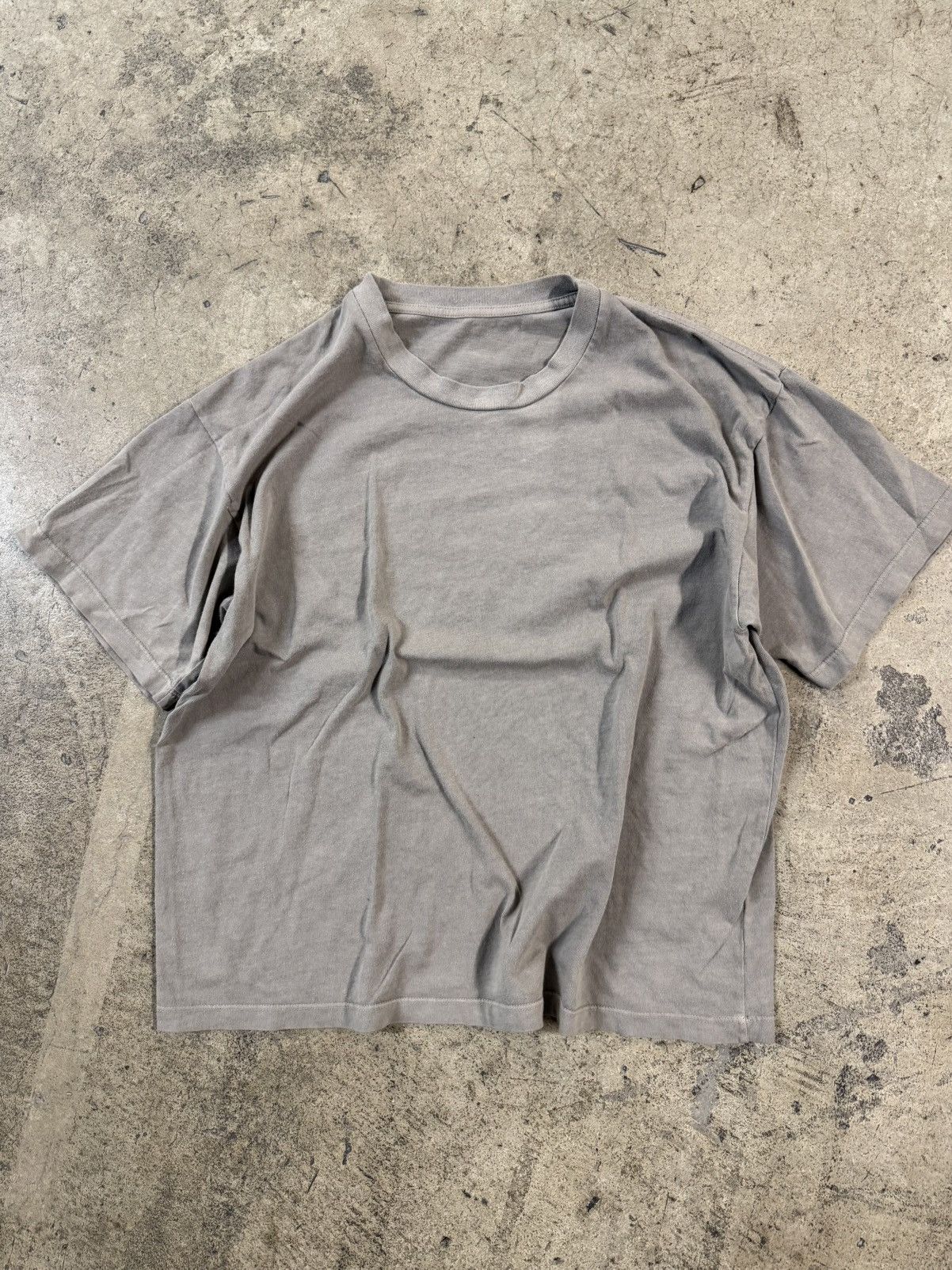 Vintage Vintage Light Grey Boxy Tee Size US L / EU 52-54 / 3 - 1 Thumbnail