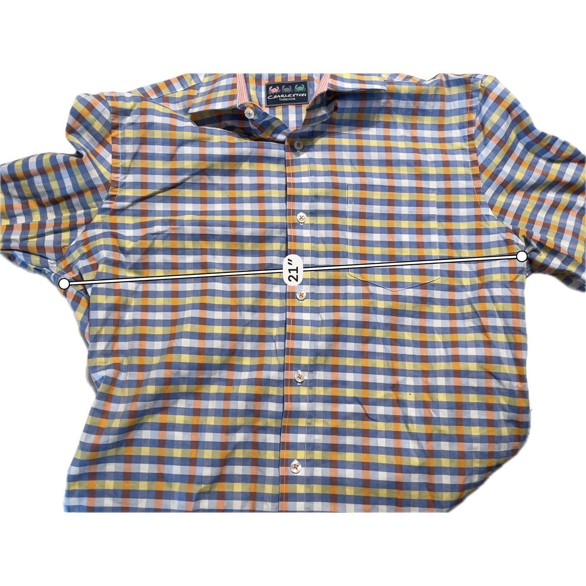 Other Charleston Threads Medium Button Down Long Sleeve Shirt Size US M / EU 48-50 / 2 - 12 Thumbnail