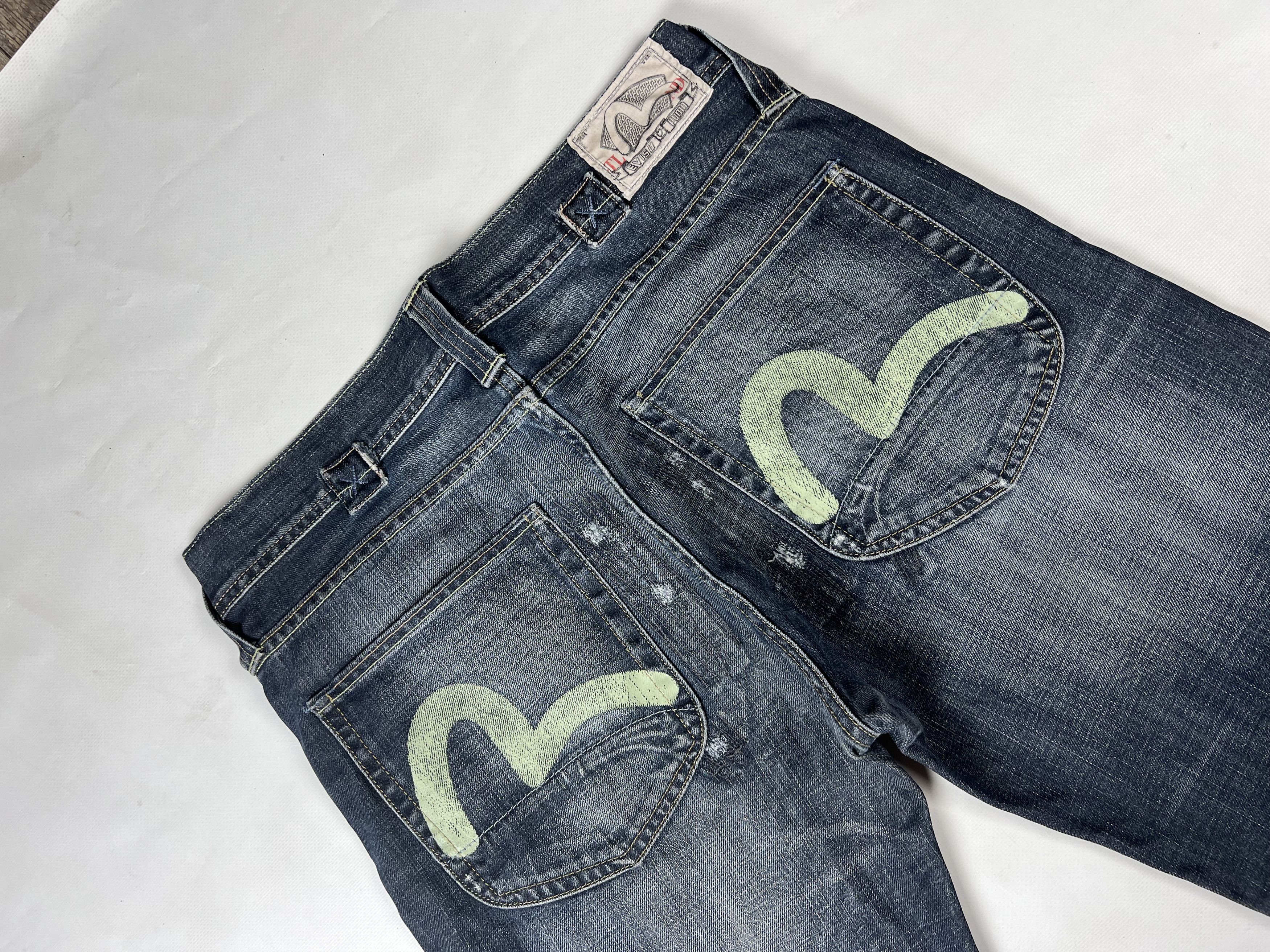 Evisu Evisu Puma Denim Jeans 34/34 Size US 34 / EU 50 - 3 Thumbnail