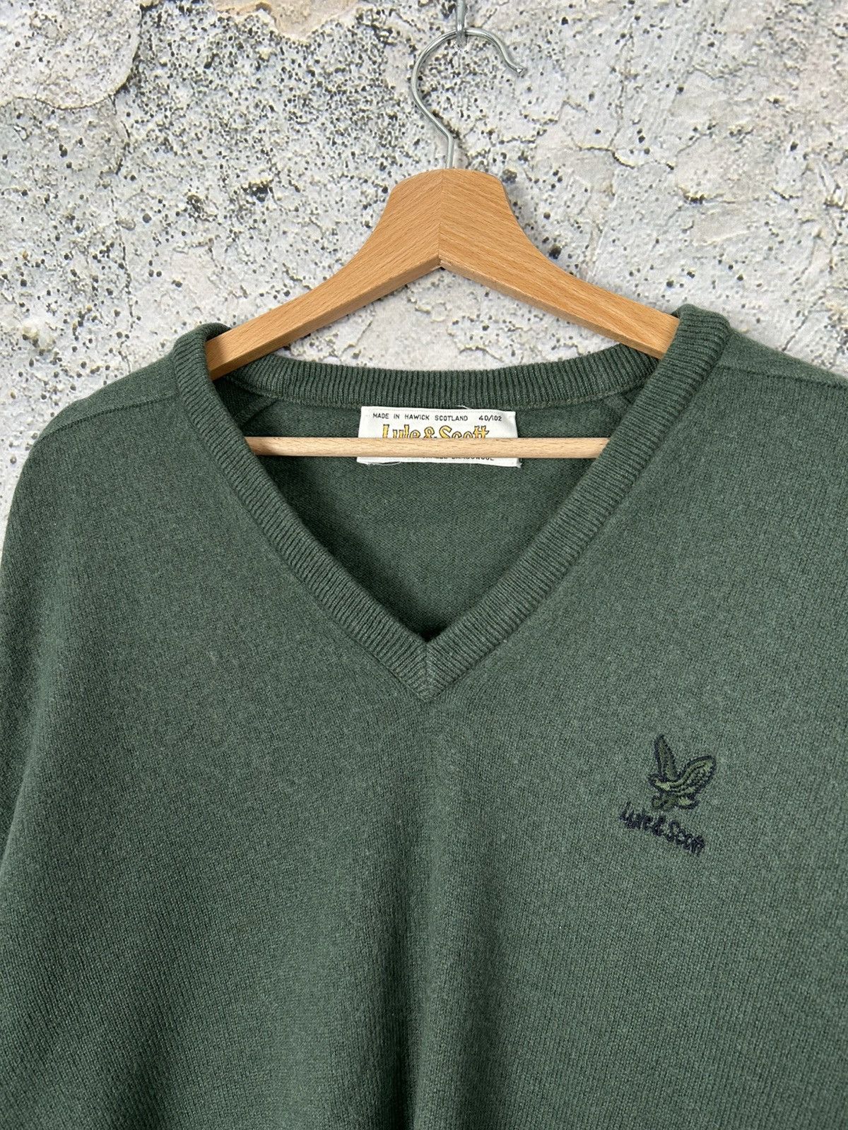Lyle & Scott Lyle & Scott Scotland Wool Sweater Vintage 90s Size US L / EU 52-54 / 3 - 3 Thumbnail