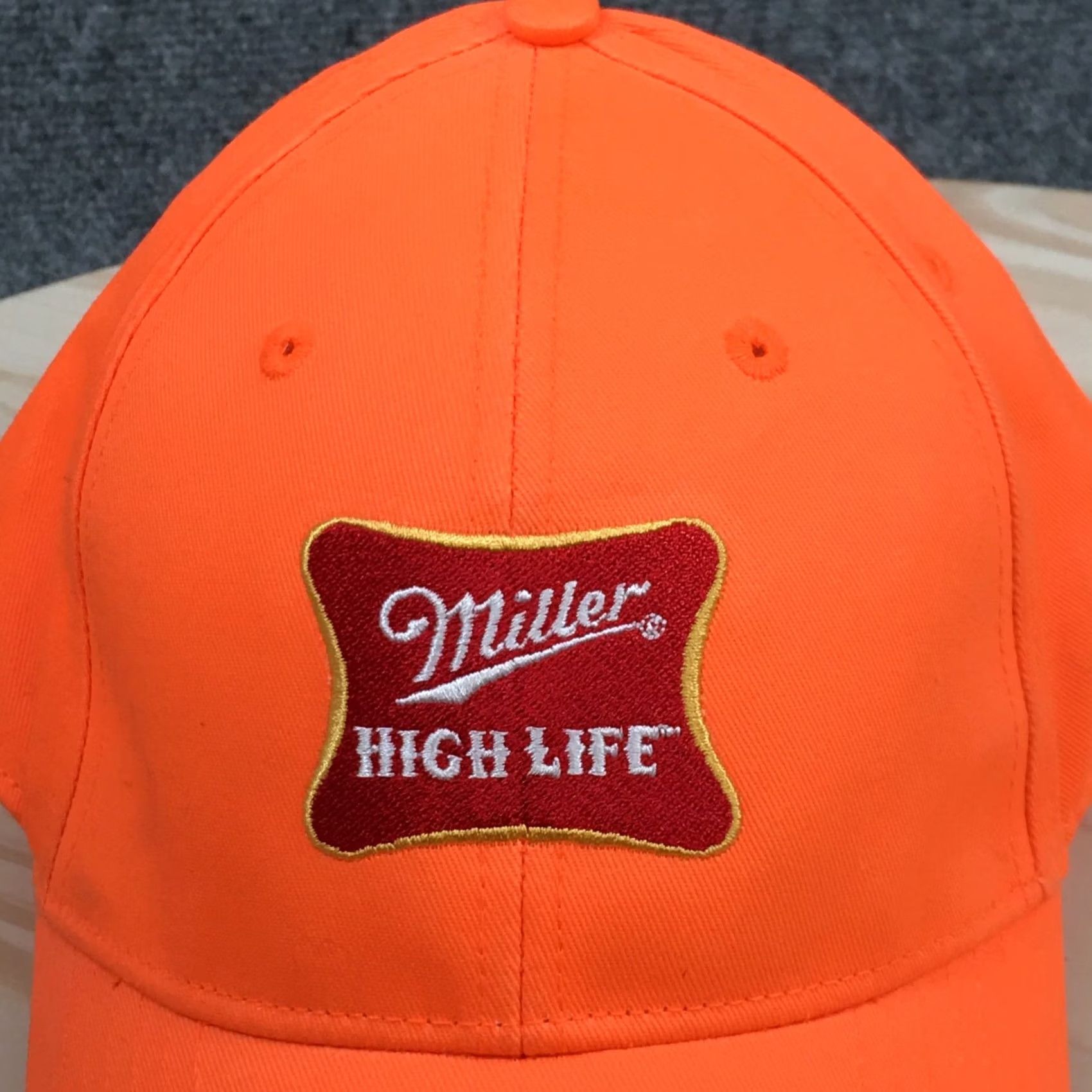 Vintage Miller Cap Mens One Size Orange High Life Baseball Unisex Adjustable Embroidered Logo Size ONE SIZE - 3 Thumbnail