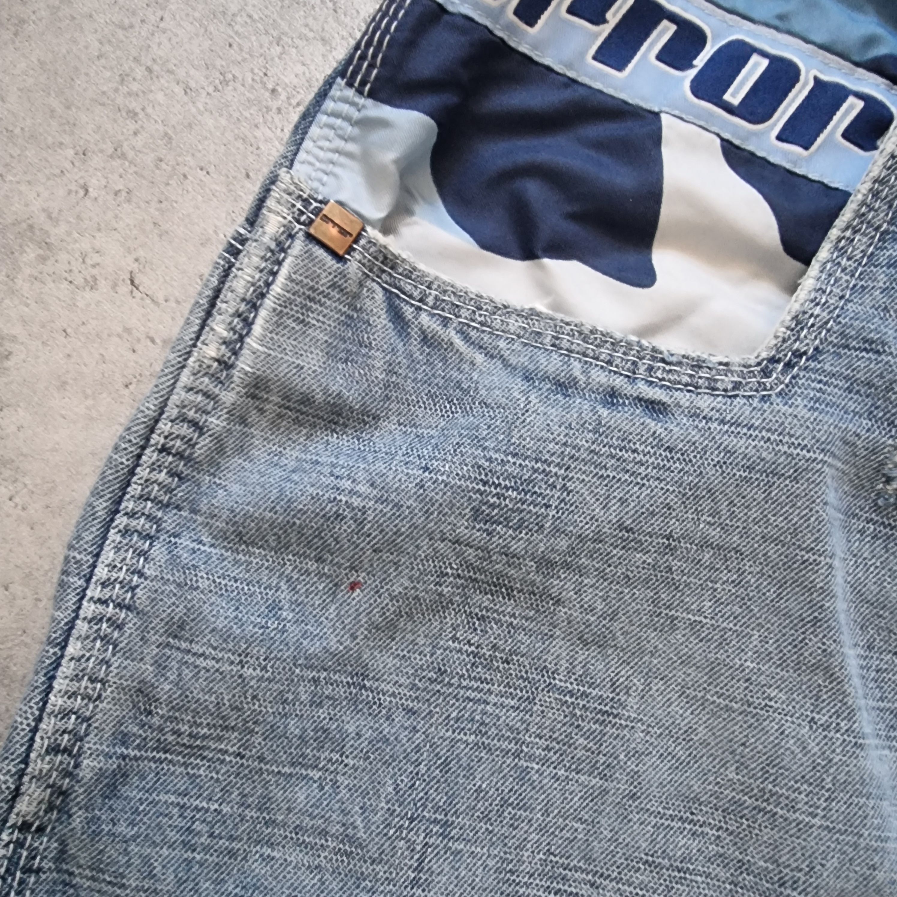 JNCO Vintage hip hop error mass denim jnco baggy jeans 90s Size US 32 / EU 48 - 8 Thumbnail