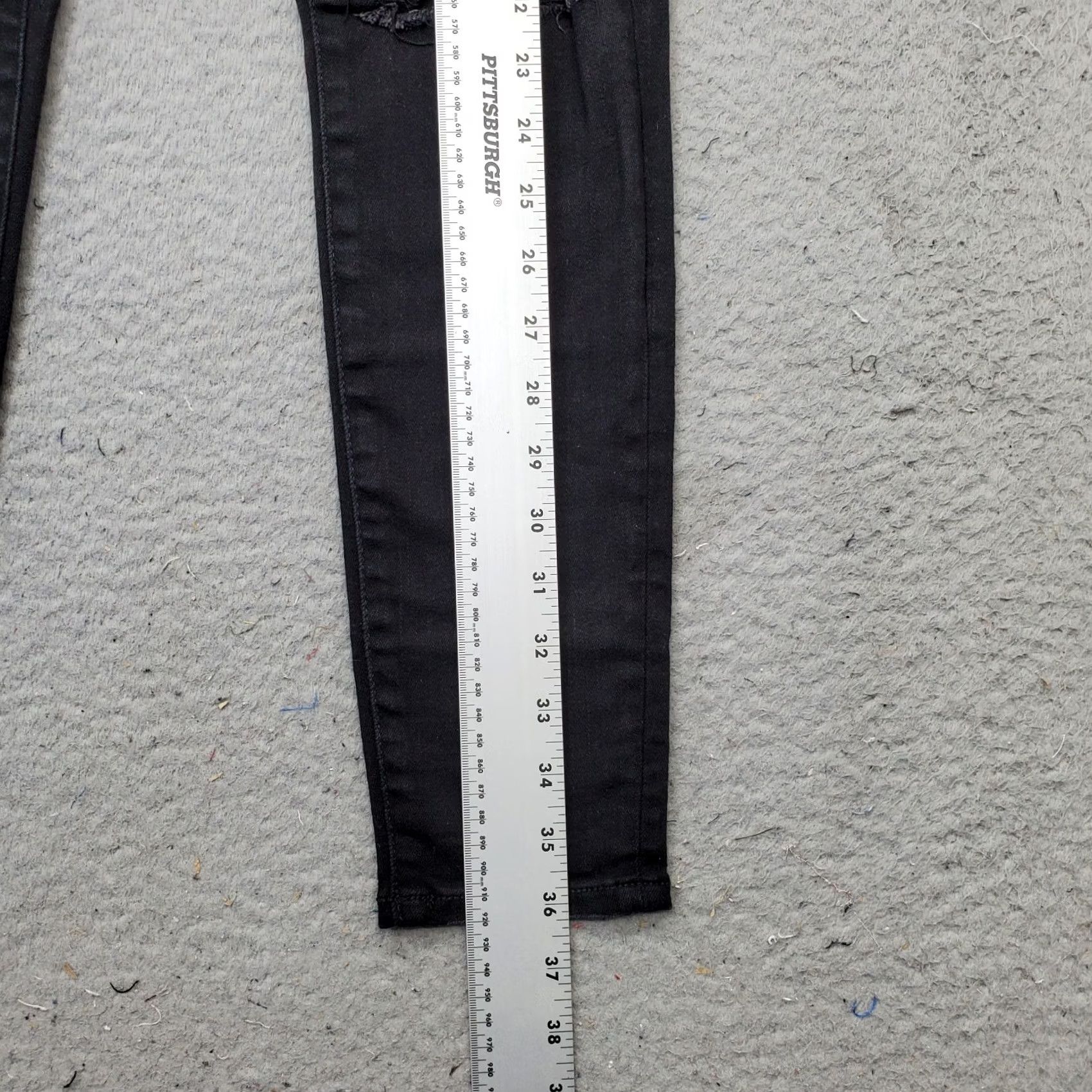 American Eagle Outfitters American Eagle Outfitters Jeans Womens 4 Black Denim Skinny Stretch Next Level Size 27" / US 4 / IT 40 - 3 Thumbnail