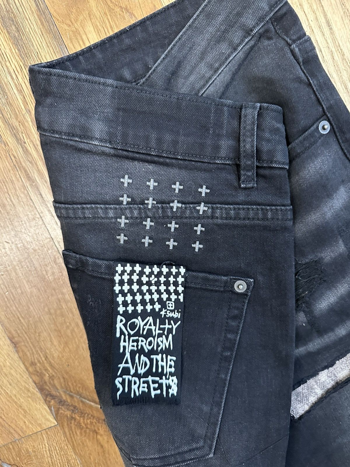 Ksubi Ksubi Bring Back Life Black Denim Jeans Sz 30 Size US 30 / EU 46 - 4 Thumbnail