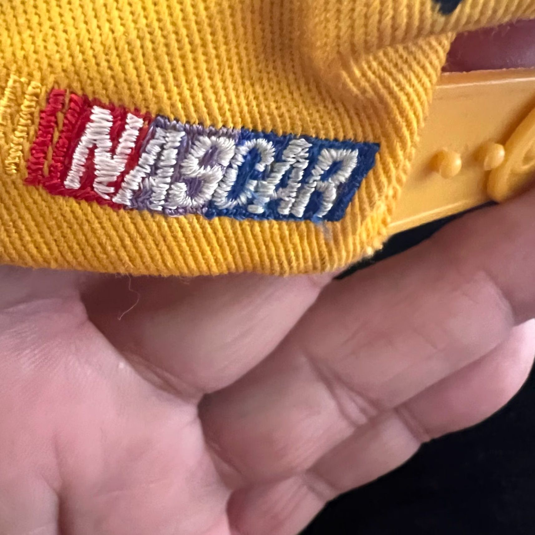 NASCAR VINTAGE Pennzoil Racing Hat Snapback One Size Yellow 80s 90s Classic NASCAR Mens Size ONE SIZE - 6 Thumbnail