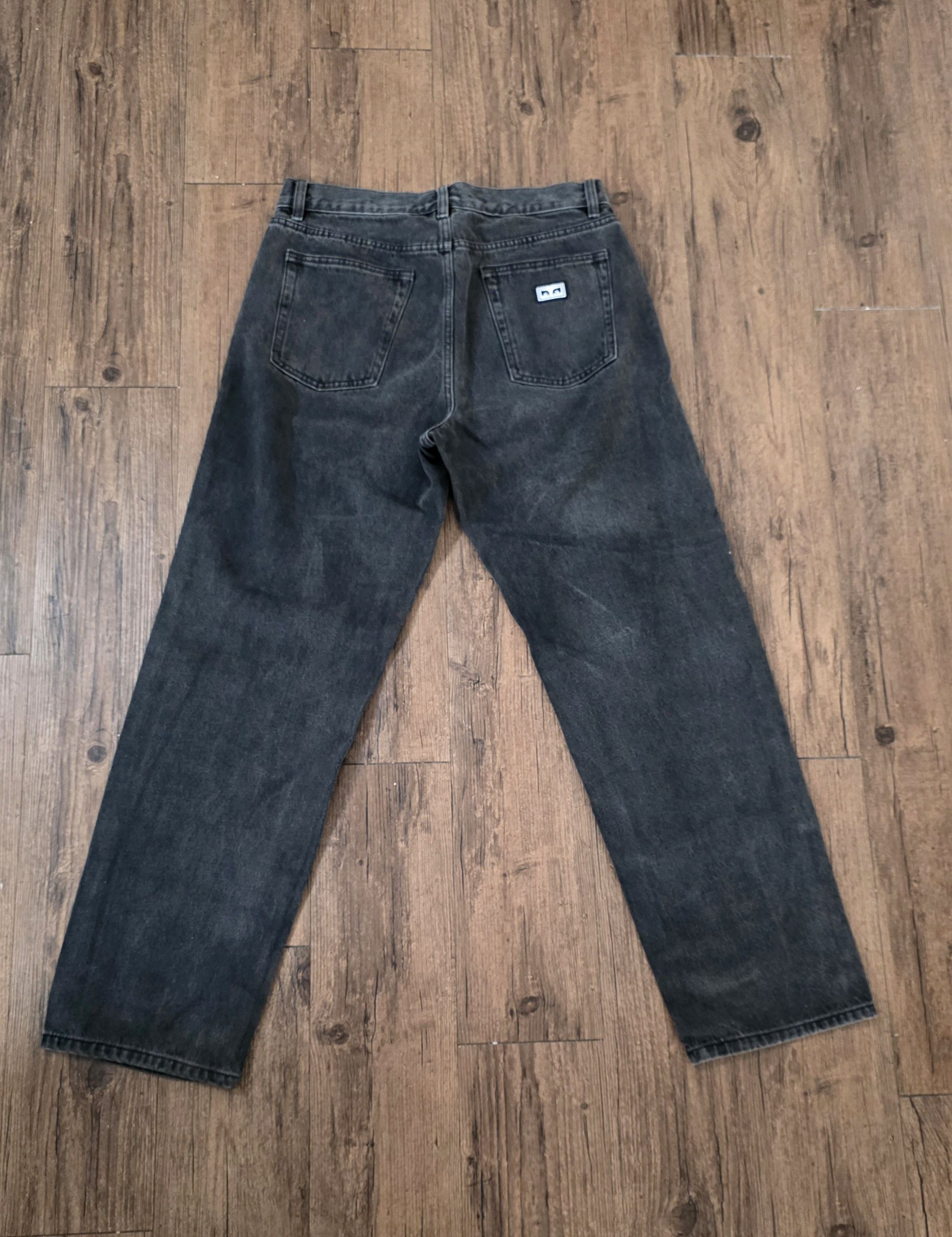 Obey Obey x Motörhead denim jeans test print black faded wash 29 Size US 29 - 4 Thumbnail