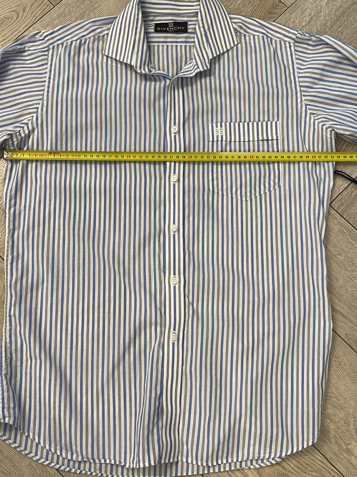 Givenchy Givenchy Paris Long Sleeve Button Down Dress Shirt Striped Size US M / EU 48-50 / 2 - 12 Thumbnail