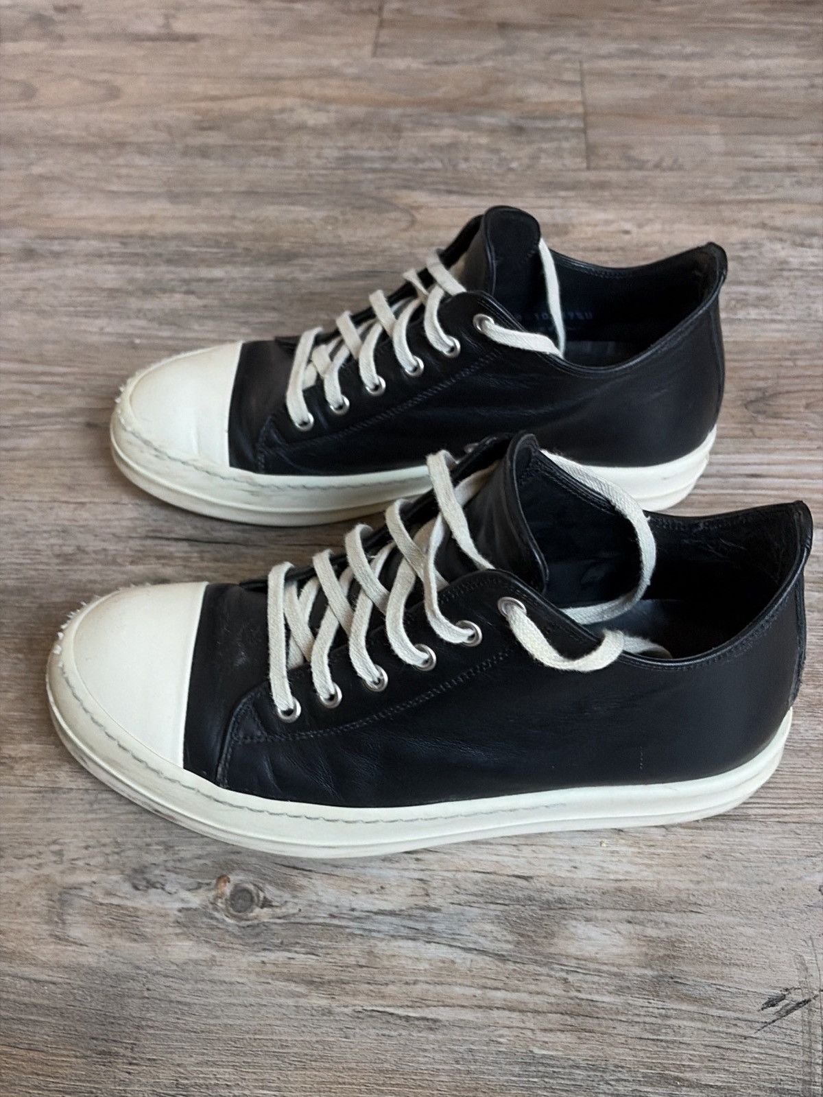 Rick Owens Rick Owens - Ramones - porterville low sneaker - Leather Size US 6.5 / EU 39-40 - 3 Thumbnail