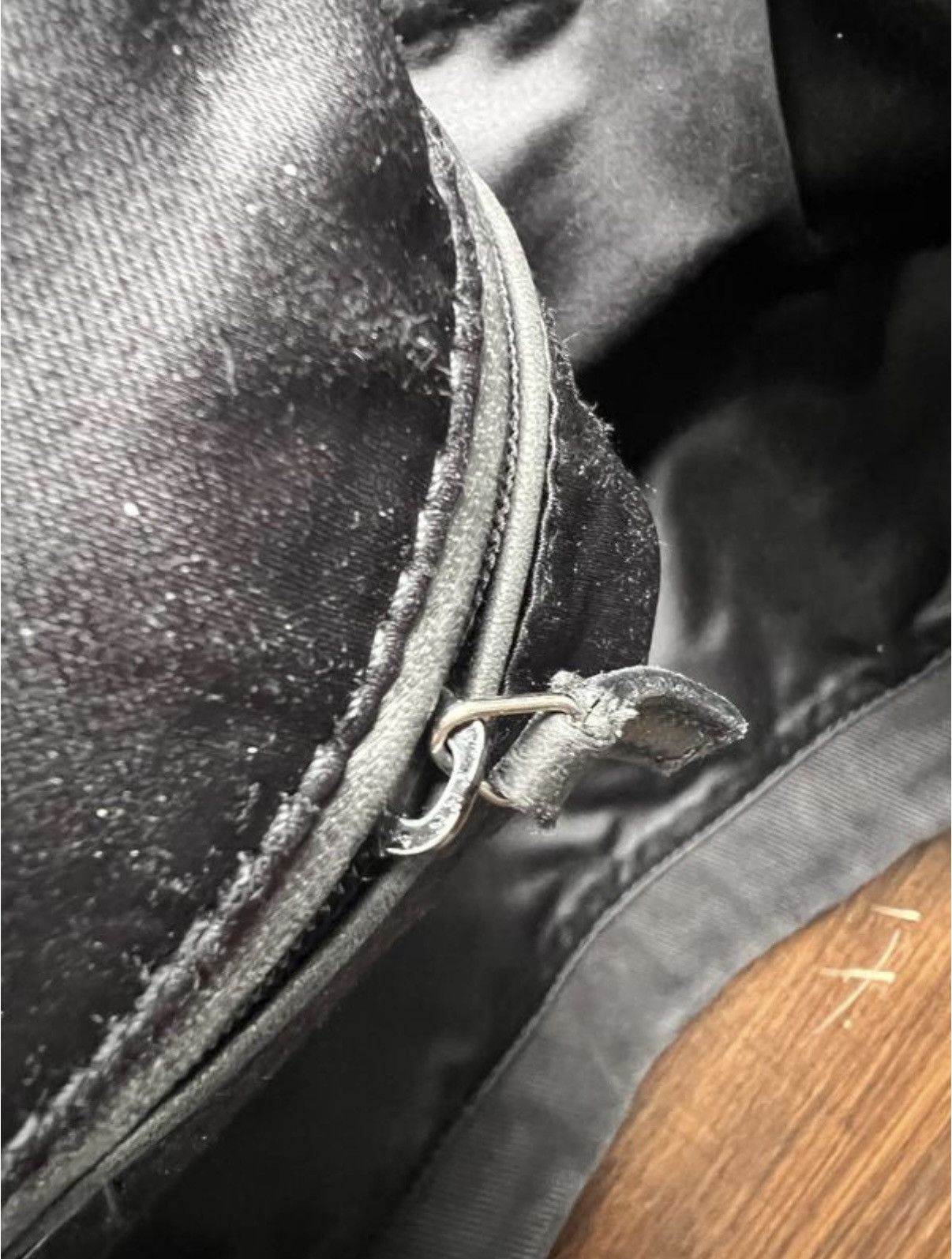 Yves Saint Laurent Saint Laurent (YSL) Canvas Tote Bag — Black Size ONE SIZE - 5 Thumbnail