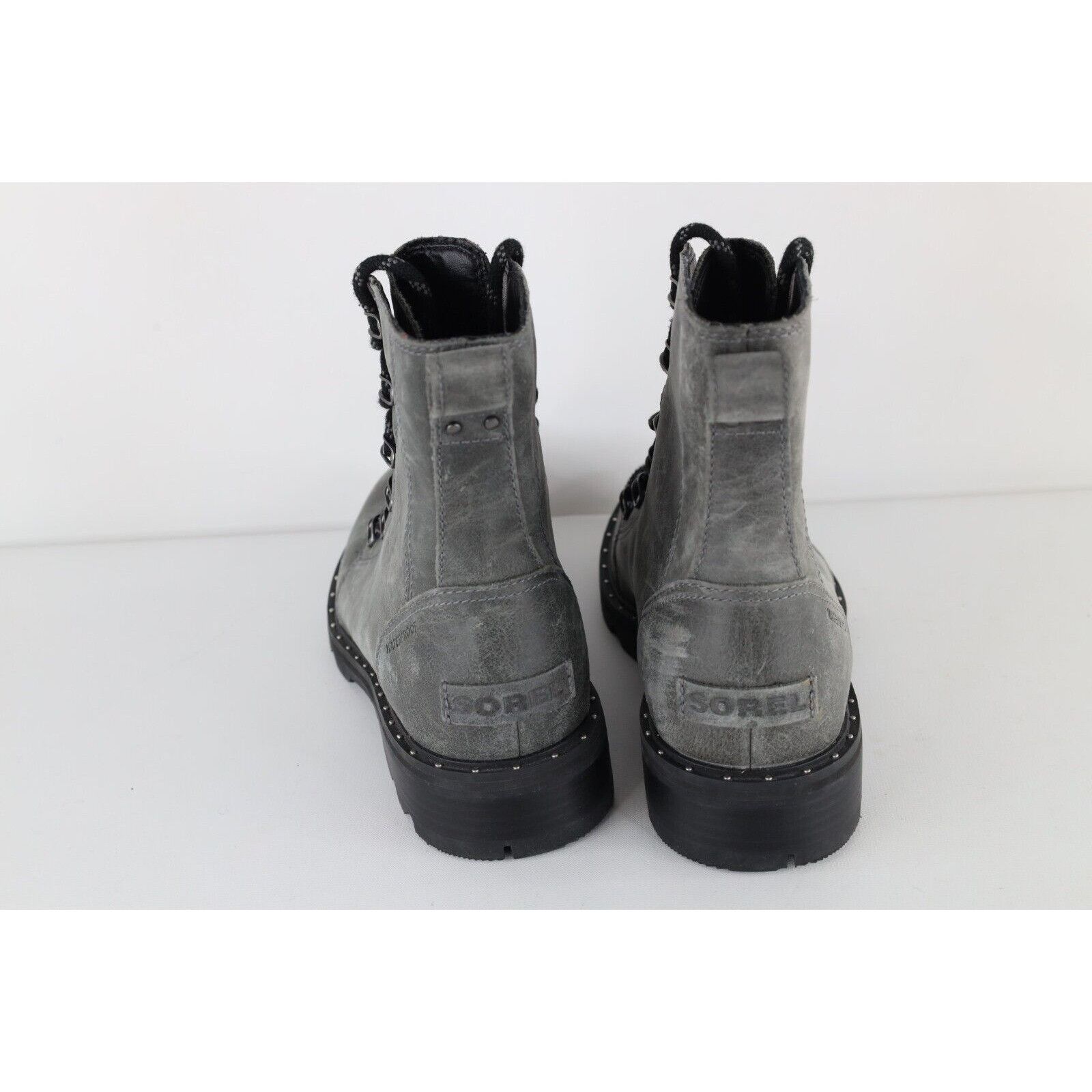 SOREL Sorel Waterproof Leather Lenox Lace Winter Combat Boots Size US 11 / IT 41 - 5 Thumbnail