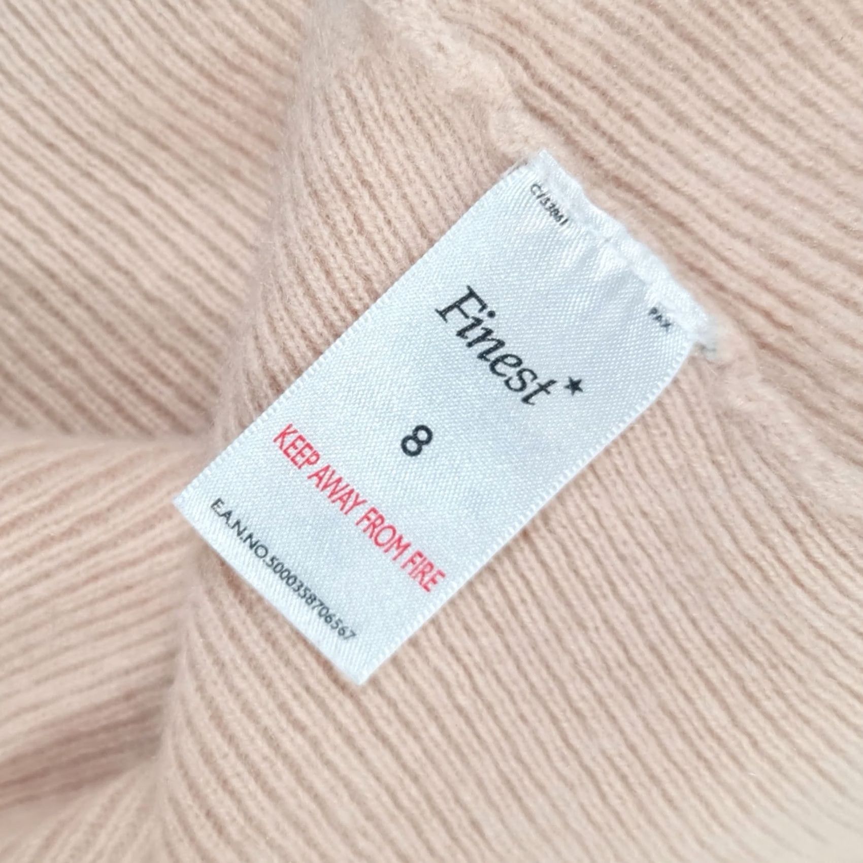 Camel Finest* Womens Jumper Beige 8 UK Turtle Neck 100% Cashmere Knit Pullover Camel Size M / US 6-8 / IT 42-44 - 8 Thumbnail