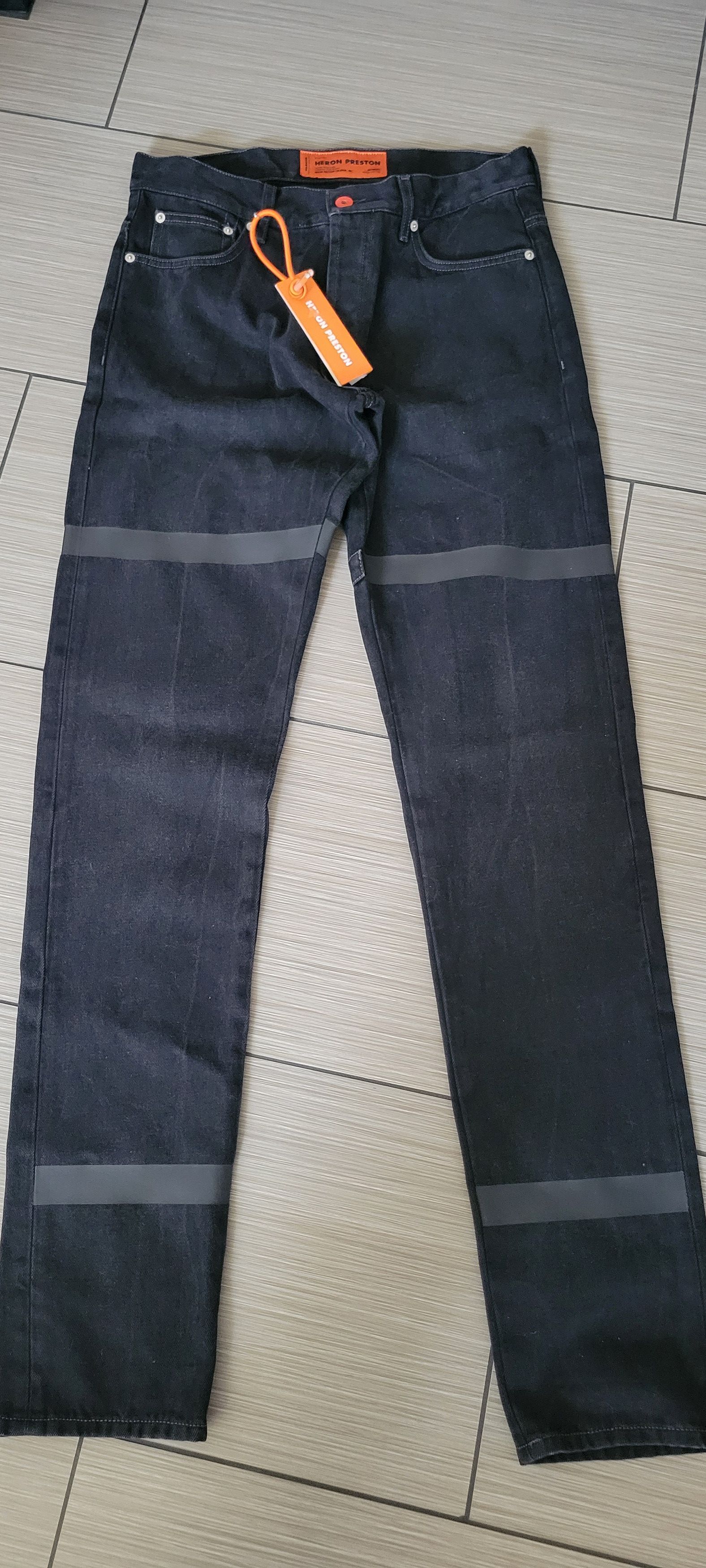 Heron Preston Tape 5-Pocket Jeans Size US 31 - 1 Thumbnail