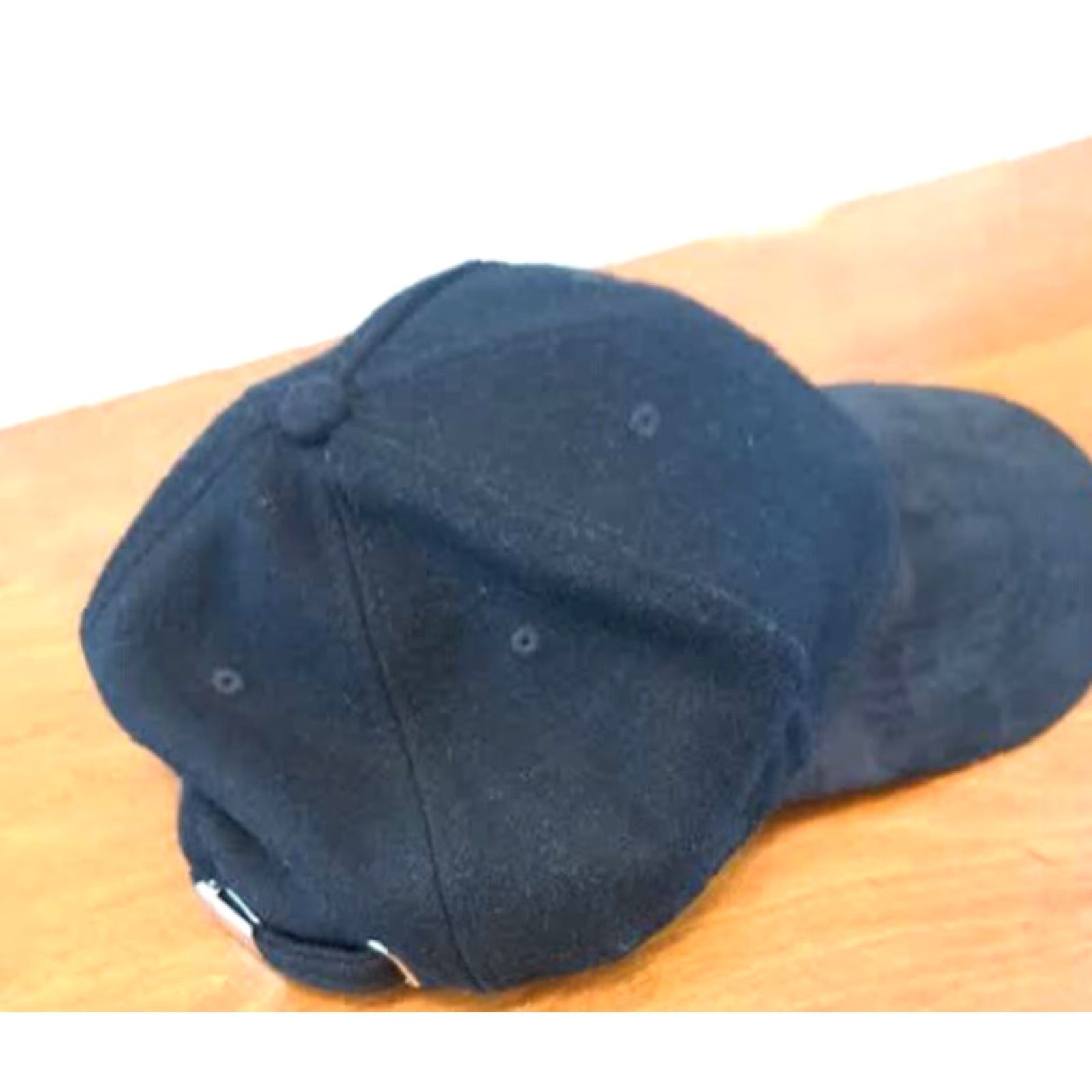 Chaps VINTAGE Chaps Baseball Hat Black Wool Adjustable Size Strap 55% Wool 45% Polyester Men Cap Rare Size ONE SIZE - 3 Thumbnail