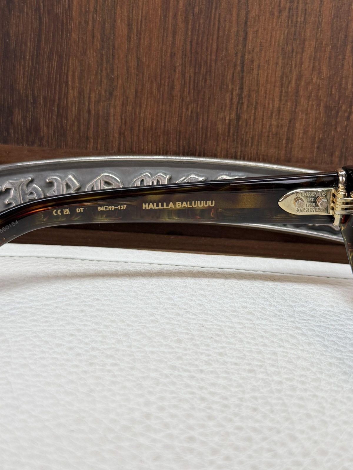 Chrome Hearts Chrome Hearts HALLLA BALUUUU Sunglasses Size ONE SIZE - 8 Thumbnail