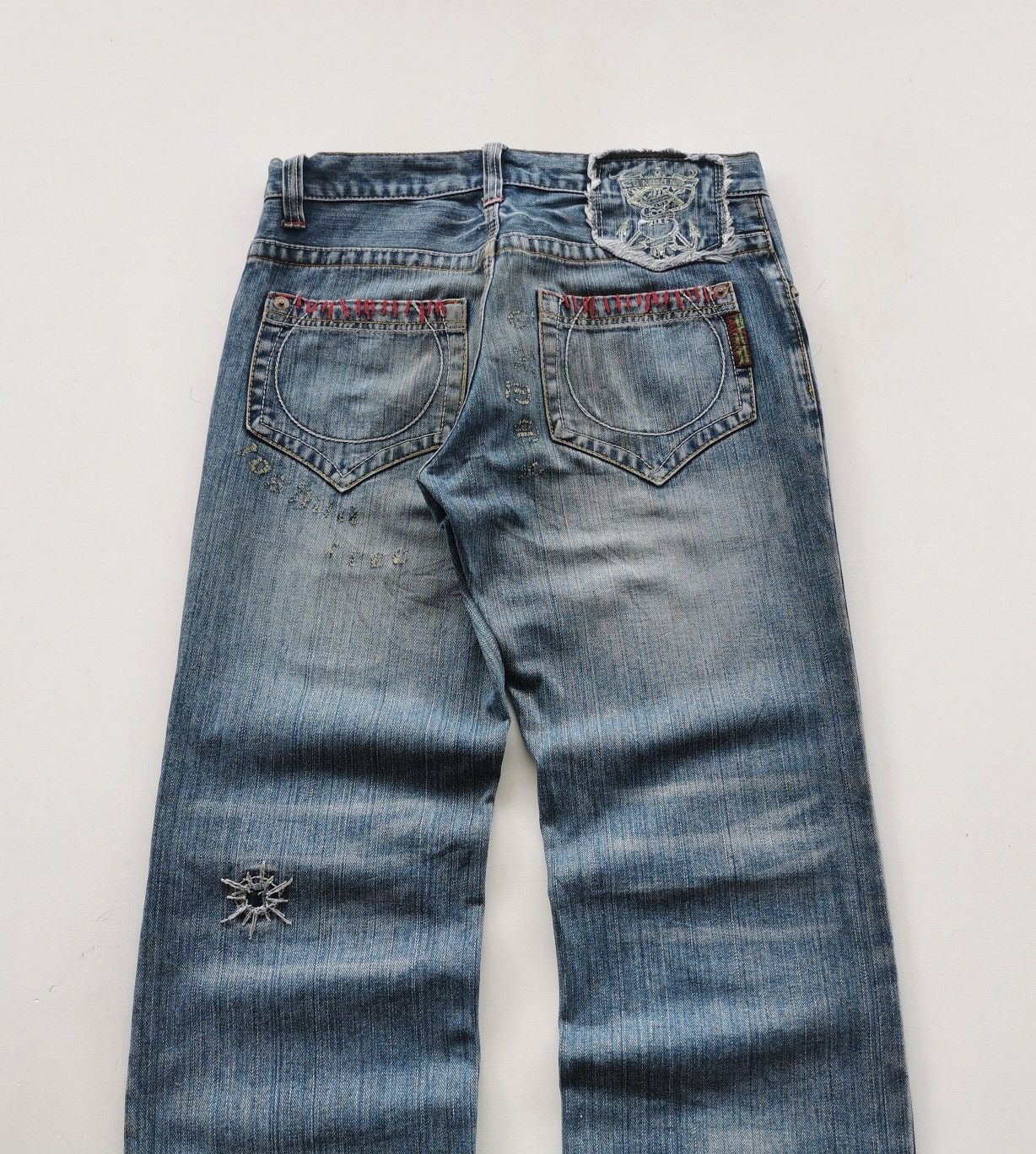 291295=Homme 291295 Homme Pirates Of The Desert Denim Jeans Size US 31 - 7 Thumbnail