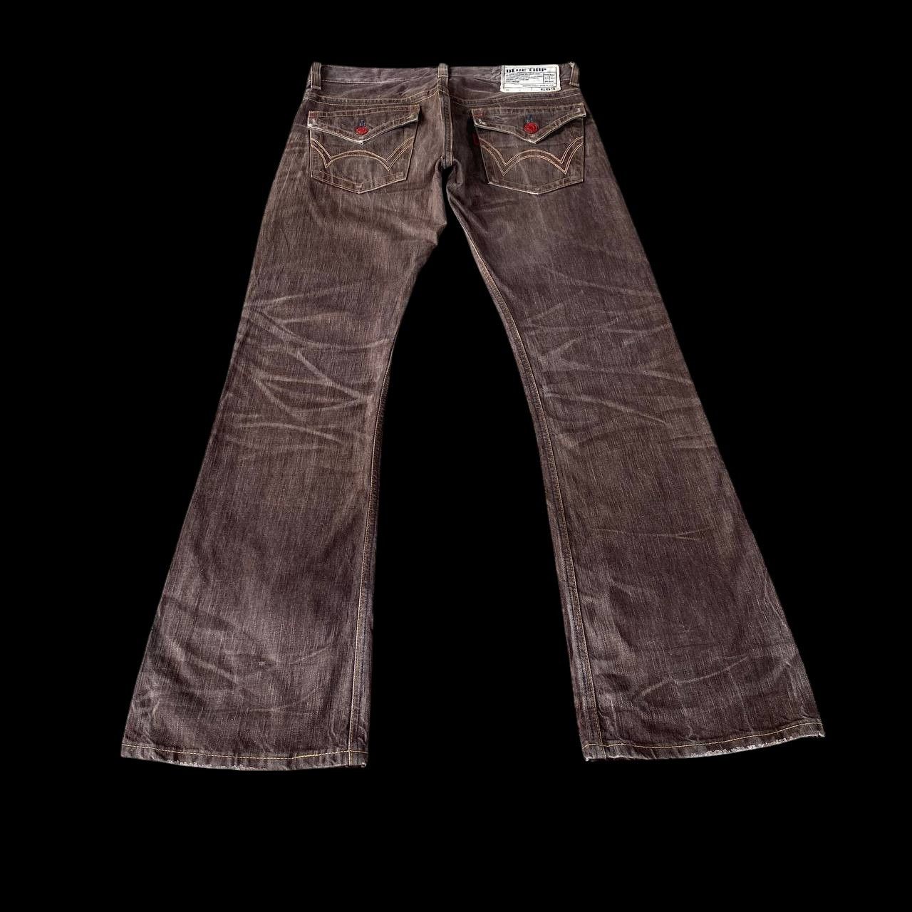 Edwin FLARE EWDIN 503 HERINGBONE GHOSTCLAW DARK BROWN Size US 30 / EU 46 - 9 Thumbnail