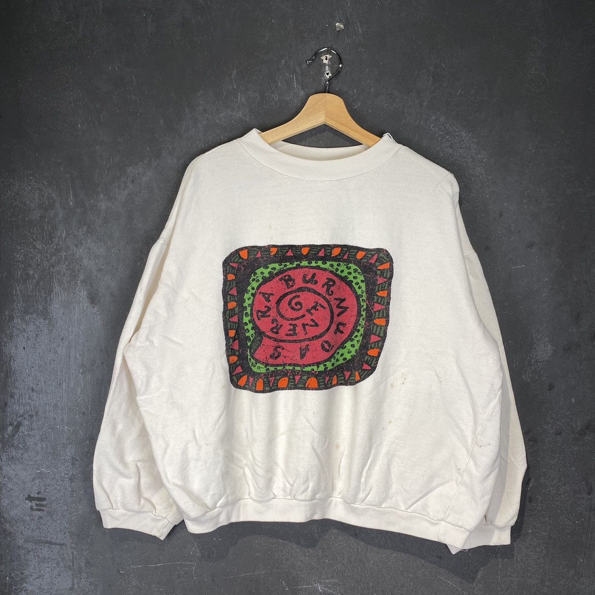 Vintage 90s Generaburmudas Spiral Baggy Crewneck Size M / US 6-8 / IT 42-44 - 1 Thumbnail