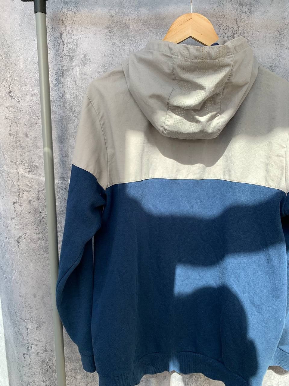 Adidas ADIDAS 2015 Jacket Hooded Blue Grey Full Zip Mens Large Size US L / EU 52-54 / 3 - 7 Thumbnail