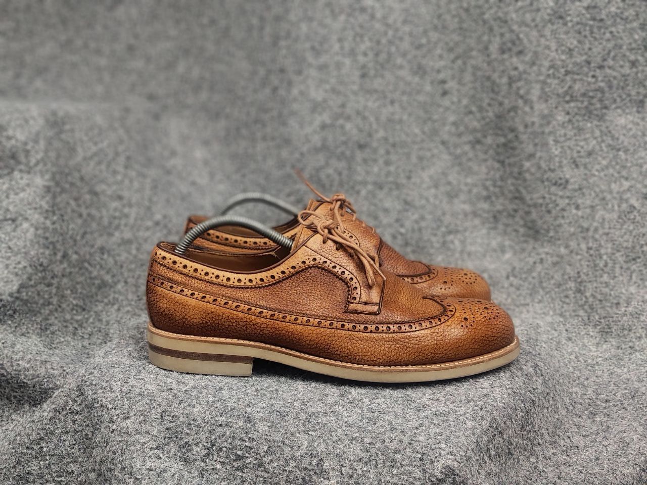 Berwick 1707 Berwick 1707 grainy leather Lace Up Brogue shoes Spain Made Size US 10.5 / EU 43-44 - 1 Thumbnail