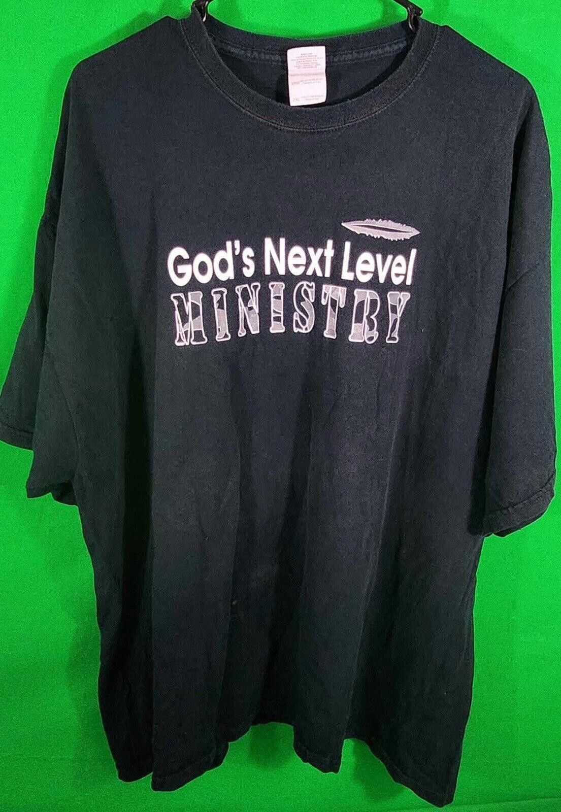 The Unbranded Brand God's Next Level Ministry Black T-Shirt Size US XXL / EU 58 / 5 - 2 Thumbnail