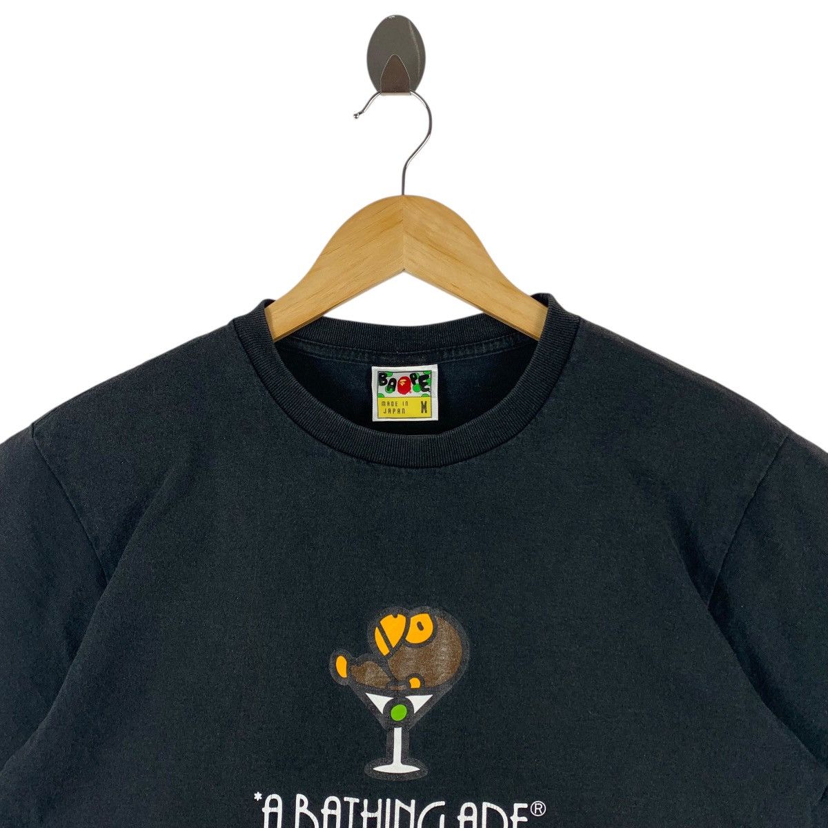 Bape Vintage A Bathing Ape (BAPE) Martini Glass Baby Milo Tee Size US M / EU 48-50 / 2 - 2 Thumbnail