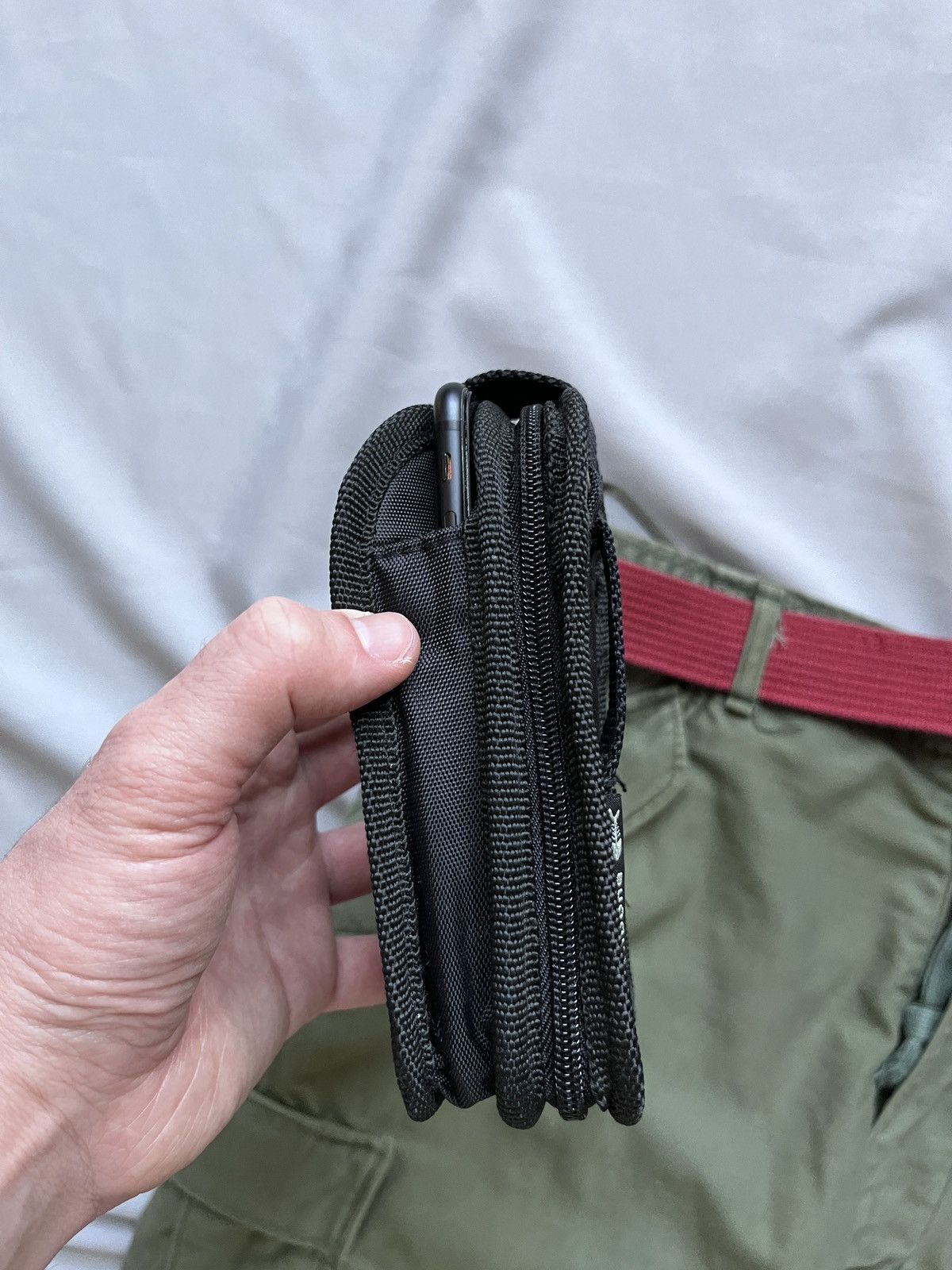Japanese Brand × Vintage Fishbone Vintage Phone/Documents Belt Small Pouch Bag Size ONE SIZE - 16 Thumbnail