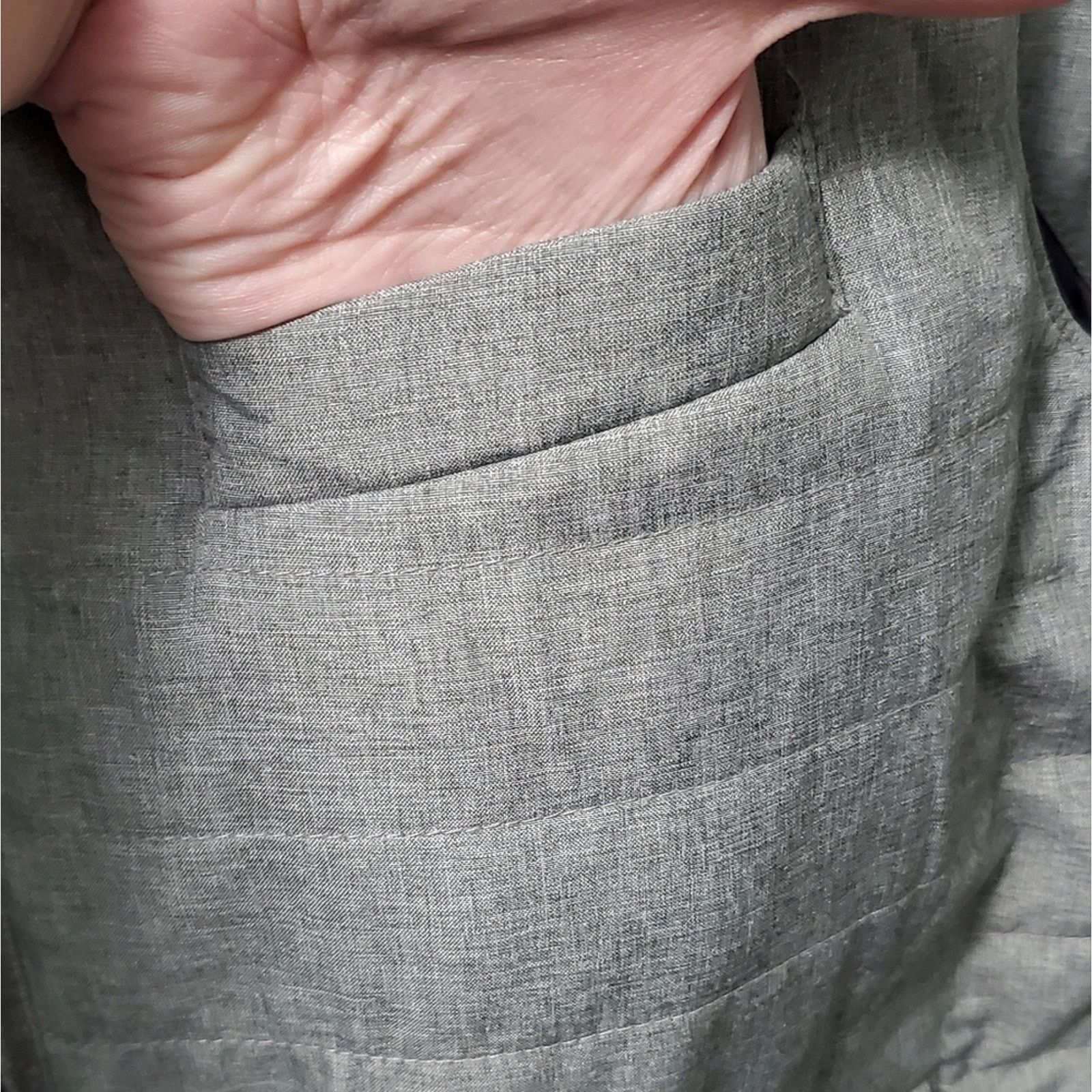 Nordstrom Nordstrom Signature Men's Grey Vapor Heather Zip-Up Vest Size US M / EU 48-50 / 2 - 3 Thumbnail