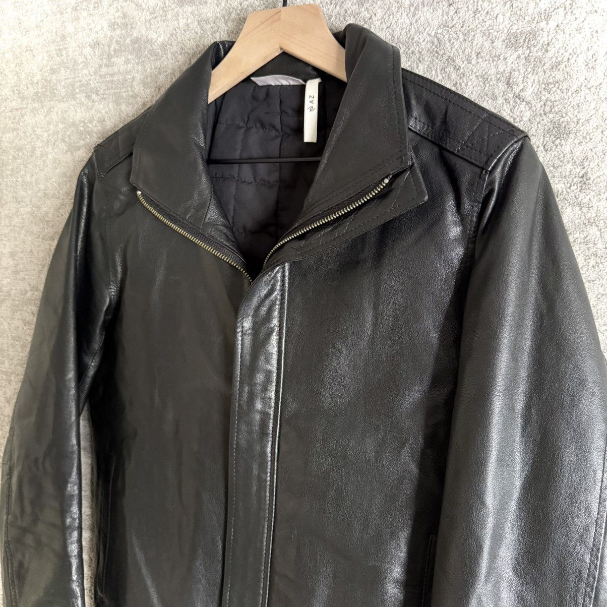 AZ by junhashimoto AZ by Jun Hashimoto Goatskin Leather Double Zip Jacket Size US M / EU 48-50 / 2 - 2 Thumbnail