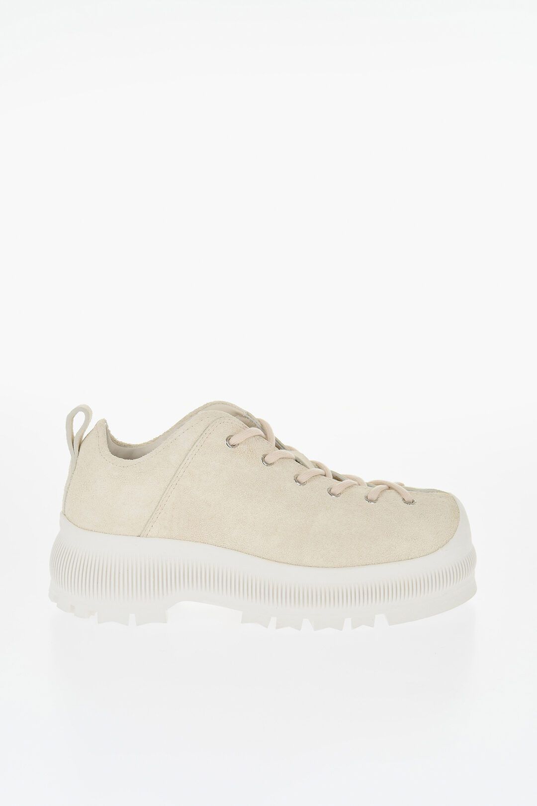 Jil Sander og1mm0625 Suede Lace-up Sneakers in Light Beige Size US 10 / EU 43 - 1 Thumbnail
