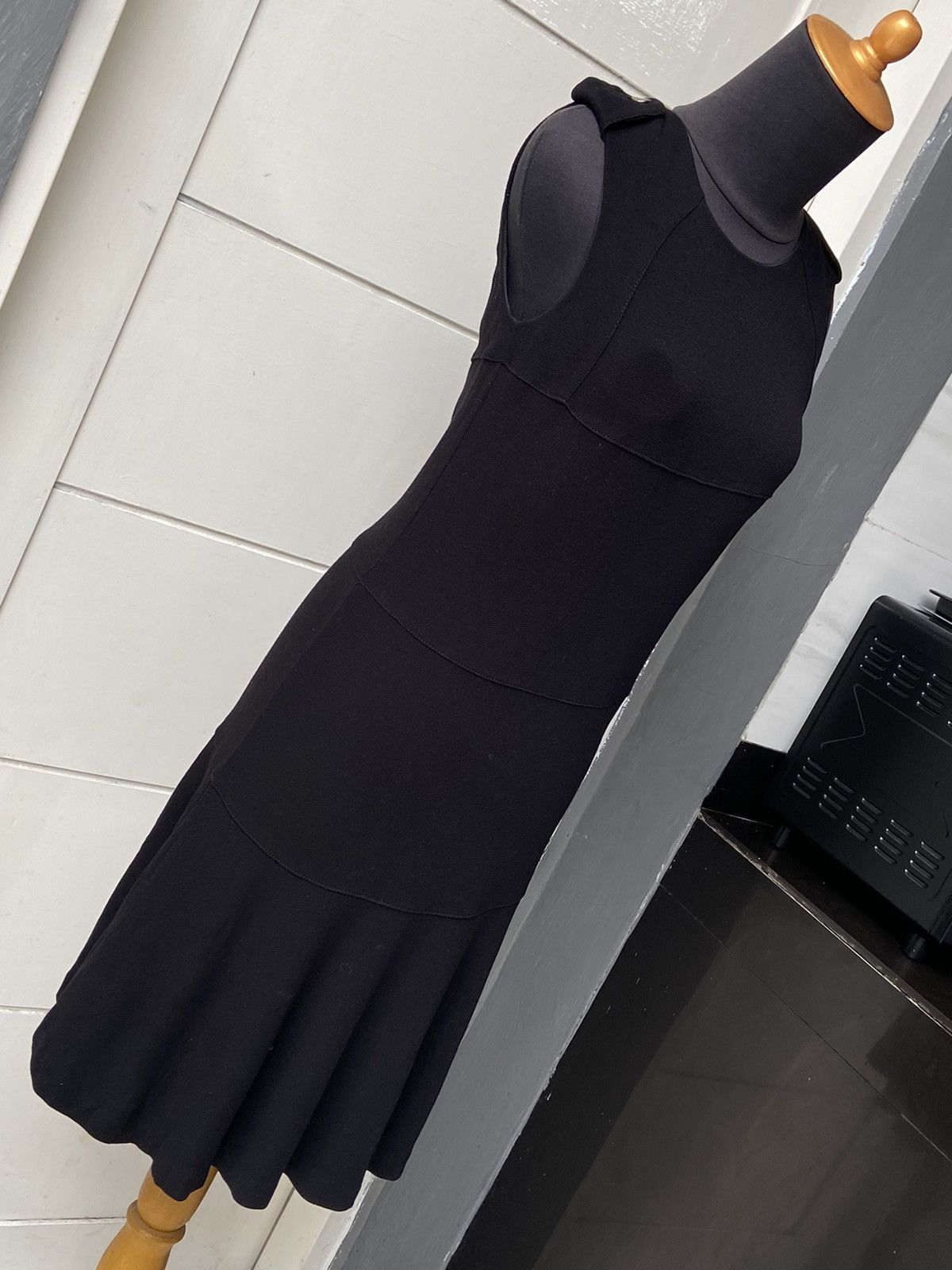 MAJE Black Midi Dress