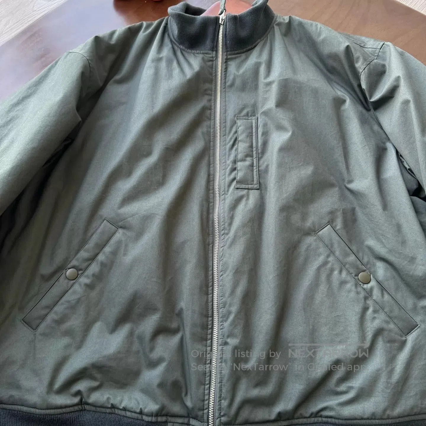 Nanamica Green Bomber Jacket Size L. Size US L / EU 52-54 / 3 - 3 Thumbnail