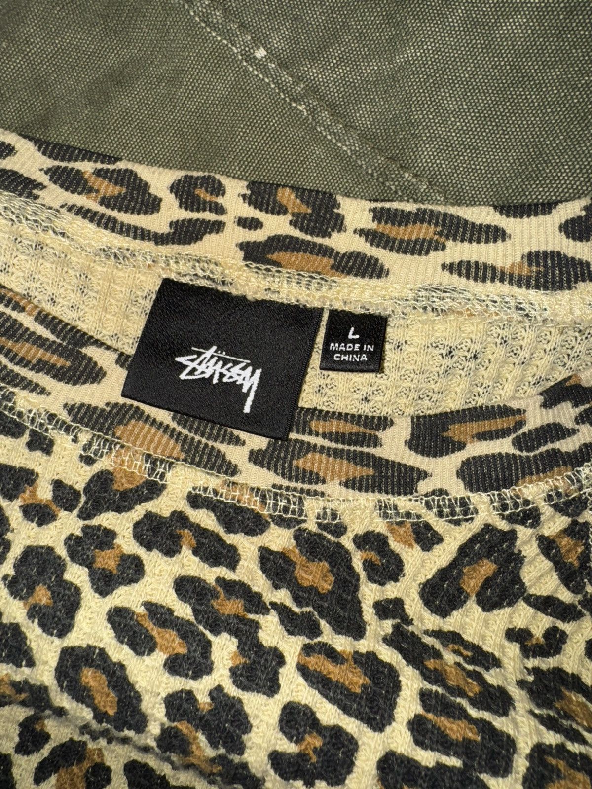 Stussy Stussy Basic Thermal Leopard Size US L / EU 52-54 / 3 - 3 Thumbnail