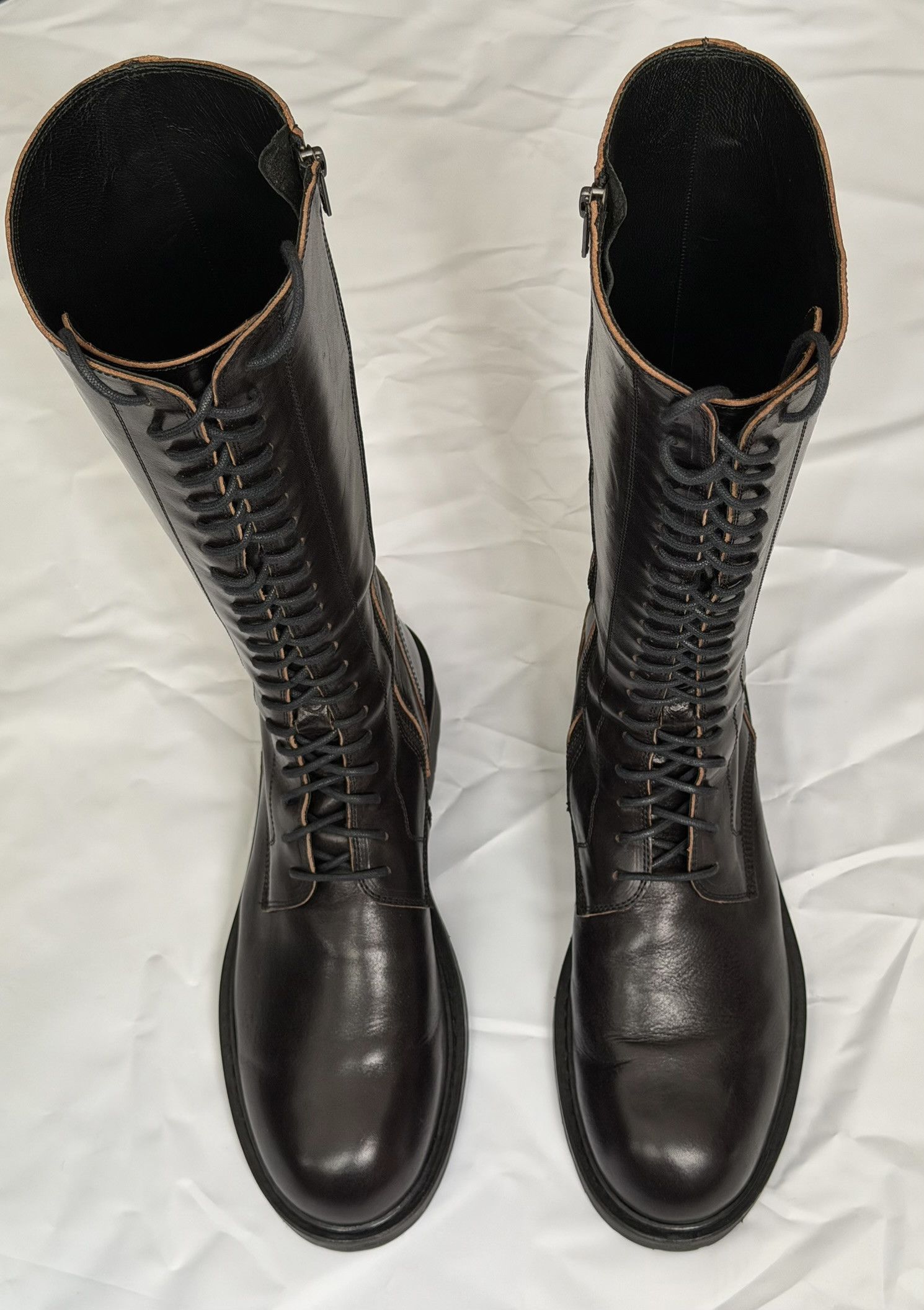Ann Demeulemeester Ann Demeulemeester Lace Up Combat Boots Black 44 Size US 11 / EU 44 - 11 Thumbnail