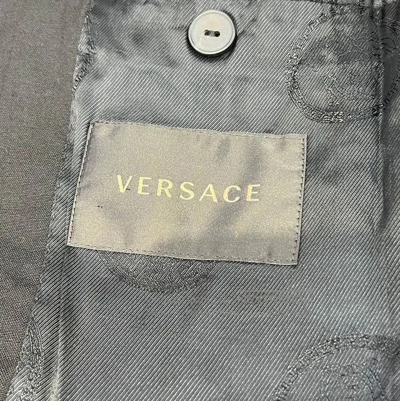 Versace Versace Black Cotton Embroidered Women's Jacket . Size XXS / US 00 / IT 34 - 3 Thumbnail