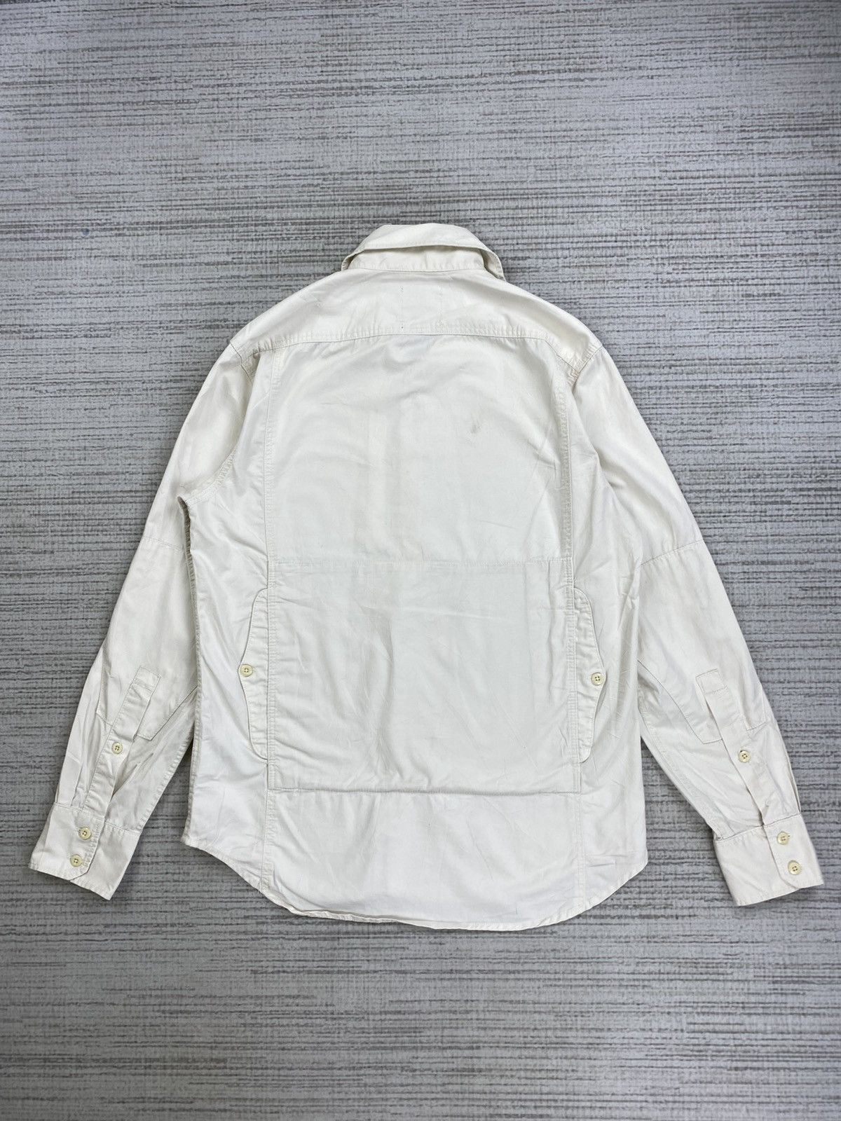 G-Star × Japanese Brand × Vintage Vintage G-Star Raw Button Ups White Shirts Size US M / EU 48-50 / 2 - 2 Thumbnail