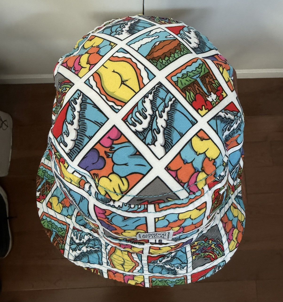Aaron Kai AARON KAI FOR OFFICIAL BUCKET HAT ALL OVER POP ART ASS BOOBS Size ONE SIZE - 9 Thumbnail