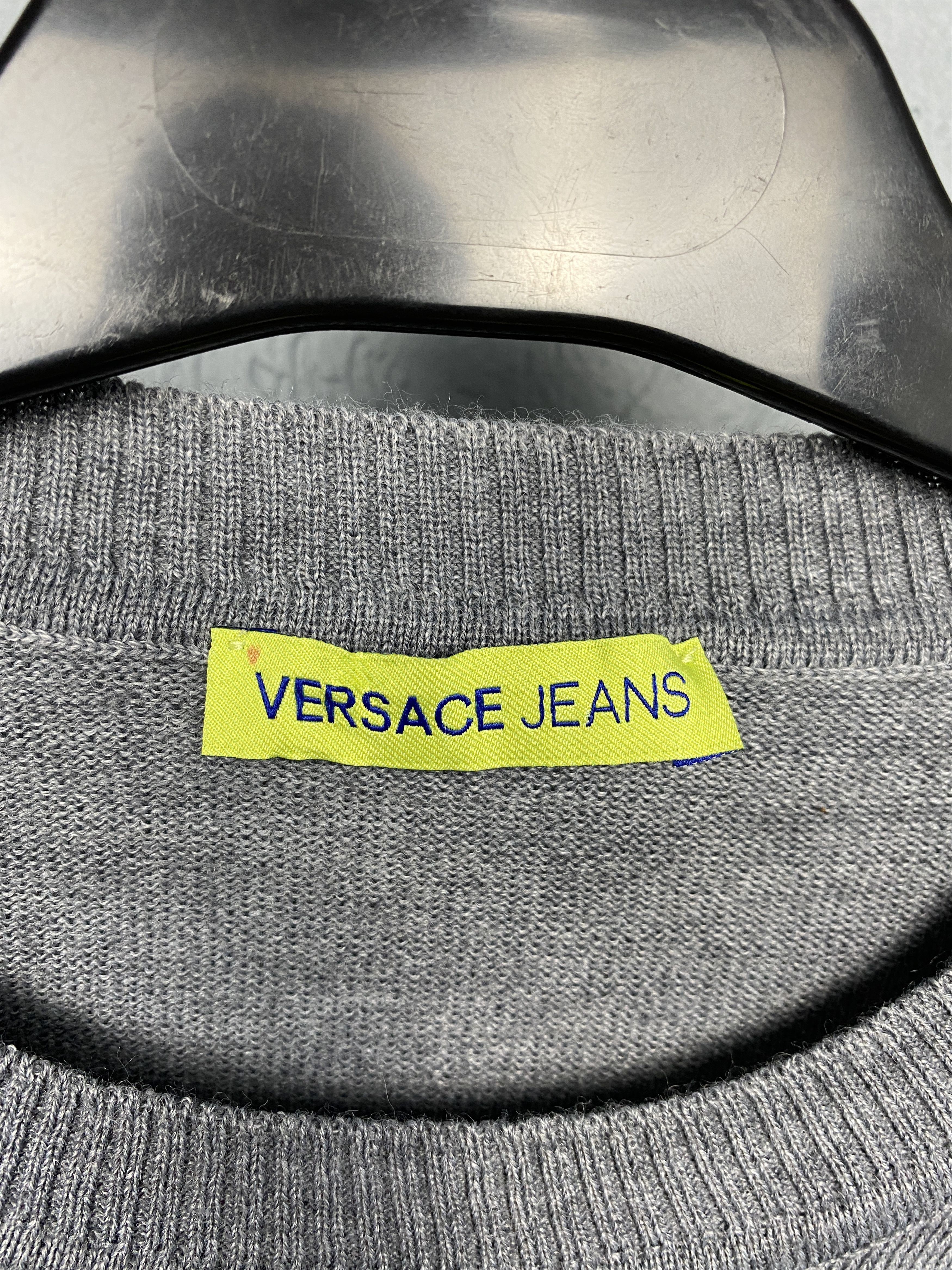 Versace Versace Jeans Vintage Mens Crew Neck Knit Sweater Size US S / EU 44-46 / 1 - 4 Thumbnail