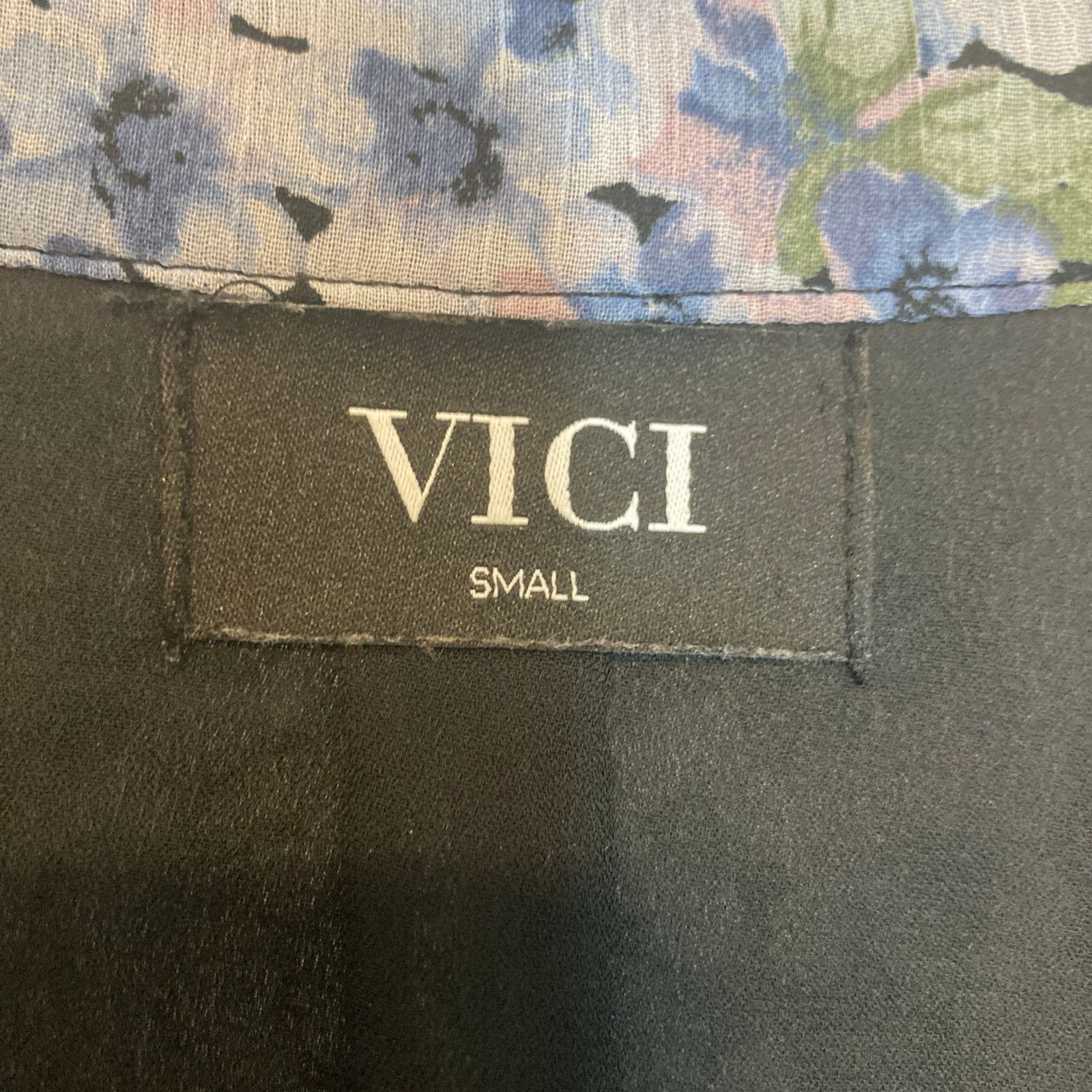 Other VICI Collection Balloons Purple Blue Floral Mini Dress Size S / US 4 / IT 40 - 7 Thumbnail
