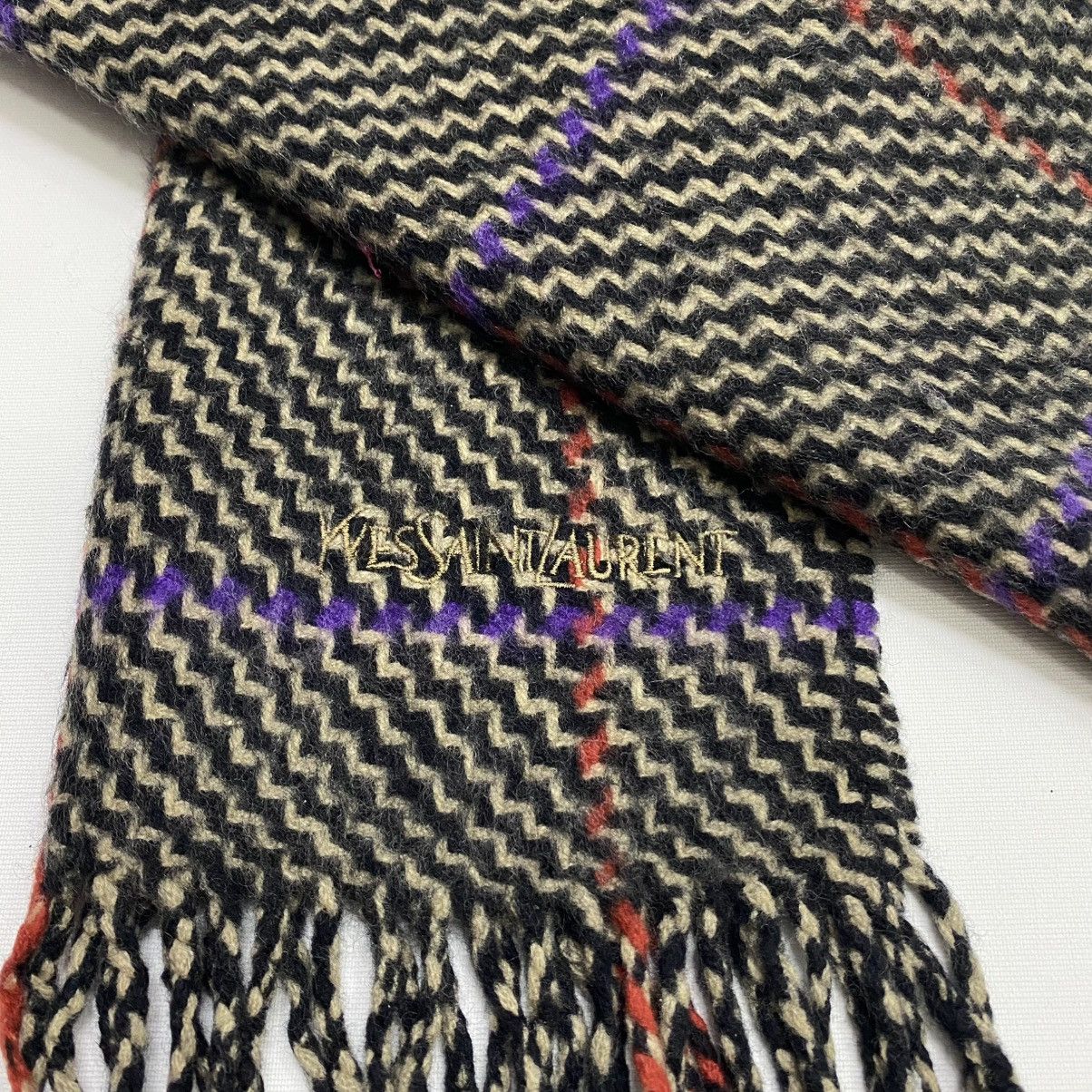Yves Saint Laurent YSL SCARF MUFFLER LUX026 Size ONE SIZE - 5 Thumbnail