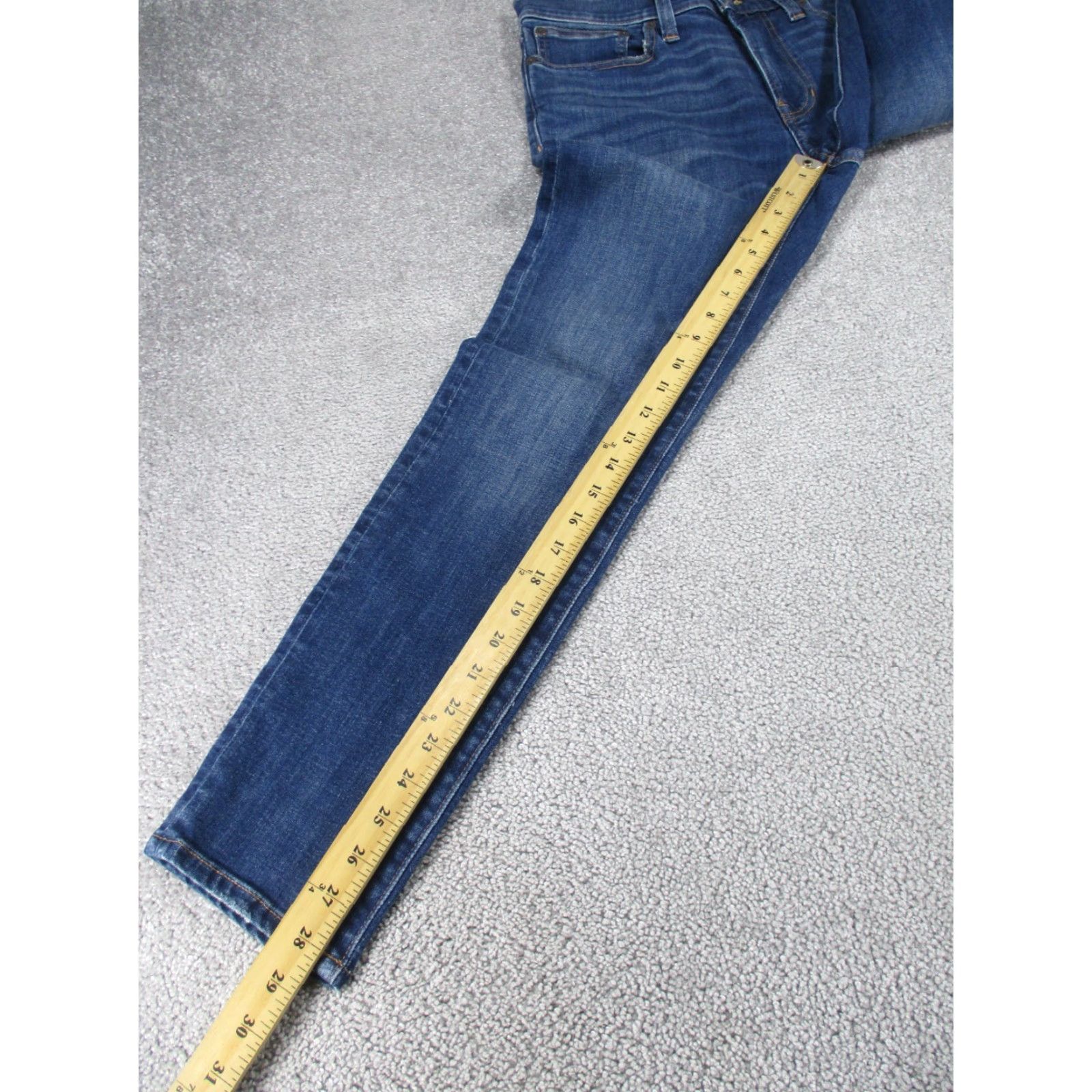 Madewell Madewell Jeans Mens 32 Dark Wash Denim Skinny 32x28 Blue Size US 32 / EU 48 - 4 Thumbnail