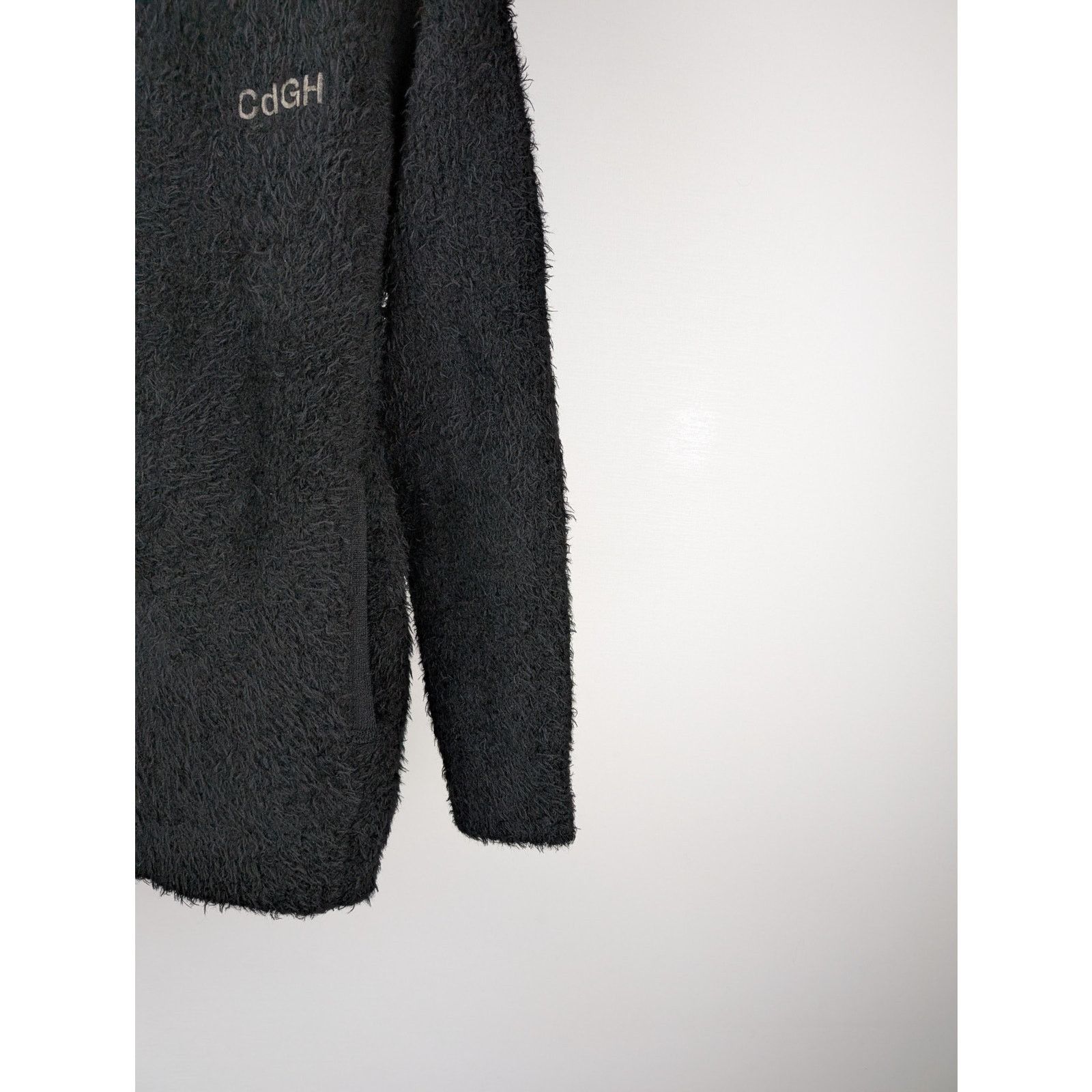 Comme des Garcons o1rshd1 Logo-Embroidery Hooded Jacket in Black Size US M / EU 48-50 / 2 - 5 Thumbnail
