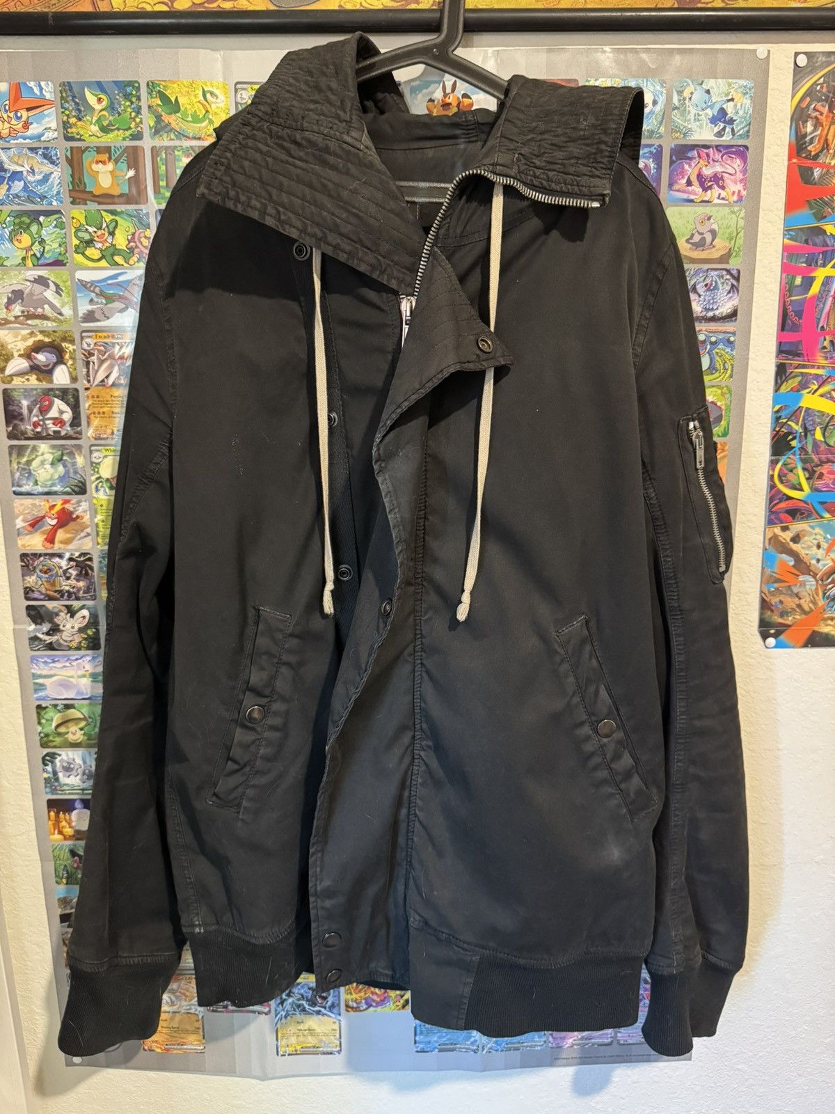 Pre-owned Rick Owens Drkshdw Rick Owens Exploder Jacket In Black